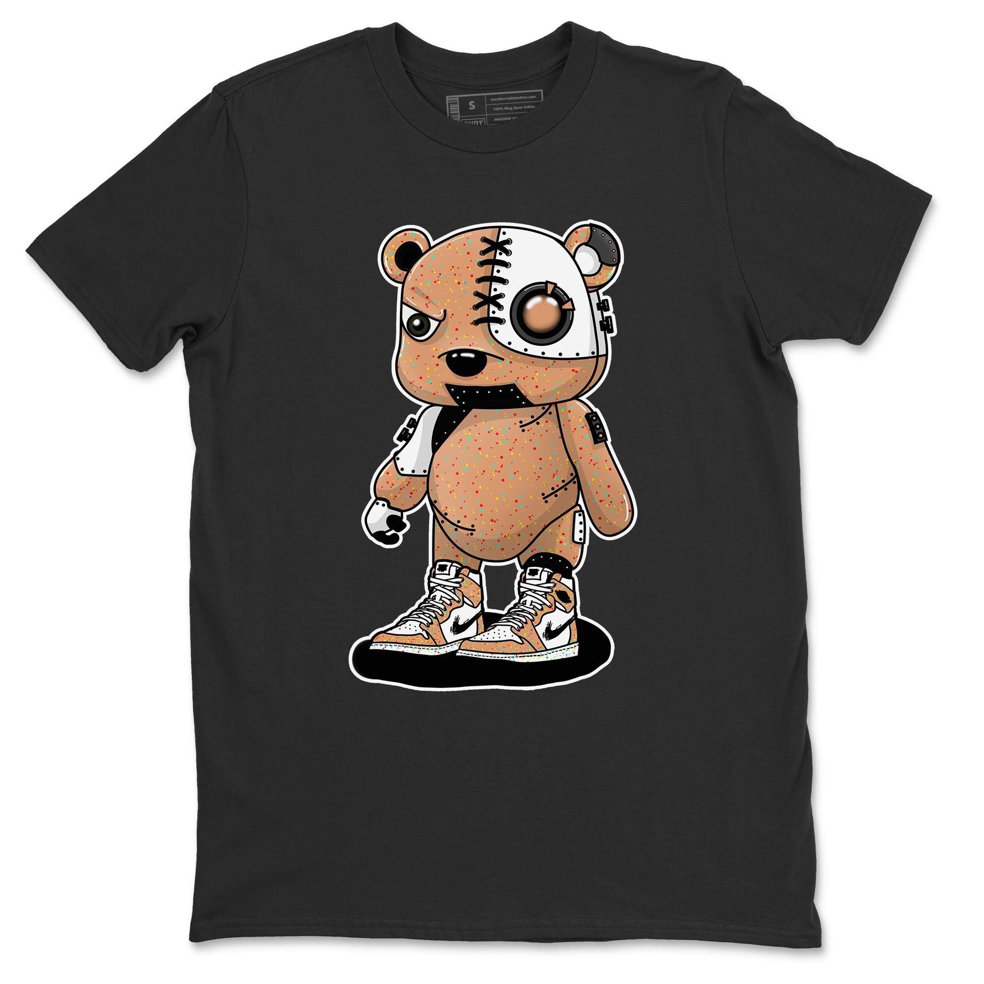 Cyborg Bear Unisex Tops - Air Jordan 1 Brushstroke