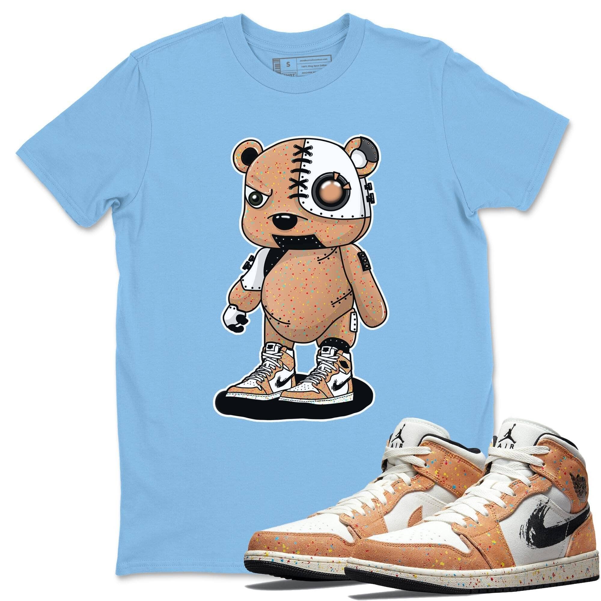Cyborg Bear Unisex Tops - Air Jordan 1 Brushstroke