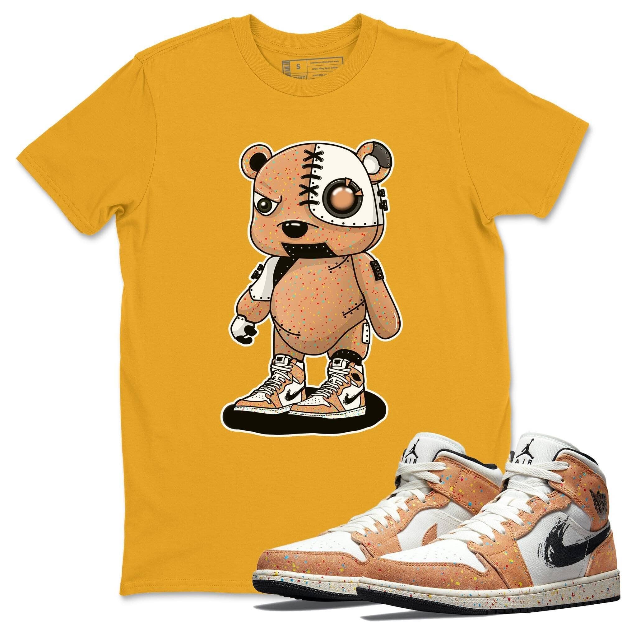 Cyborg Bear Unisex Tops - Air Jordan 1 Brushstroke