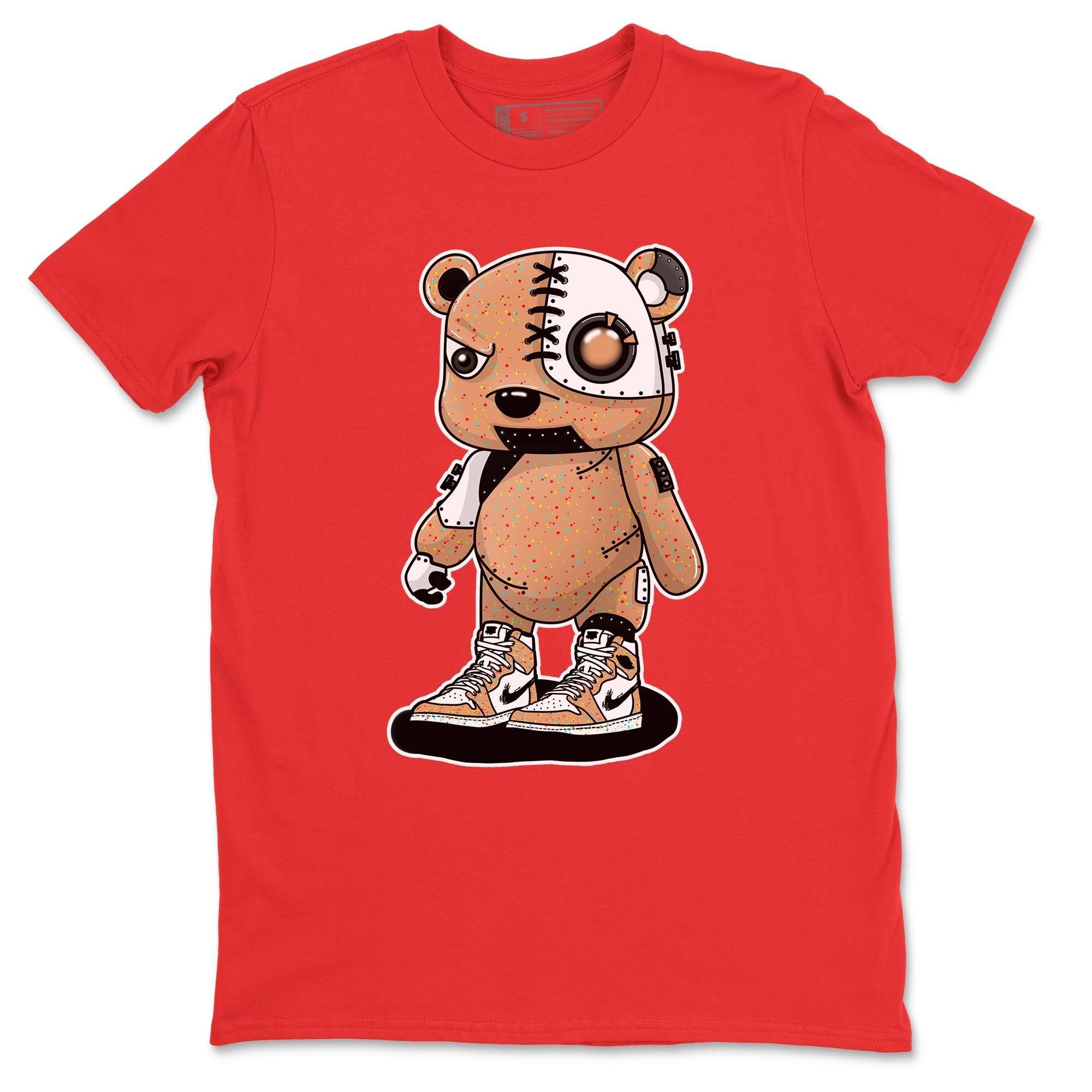 Cyborg Bear Unisex Tops - Air Jordan 1 Brushstroke