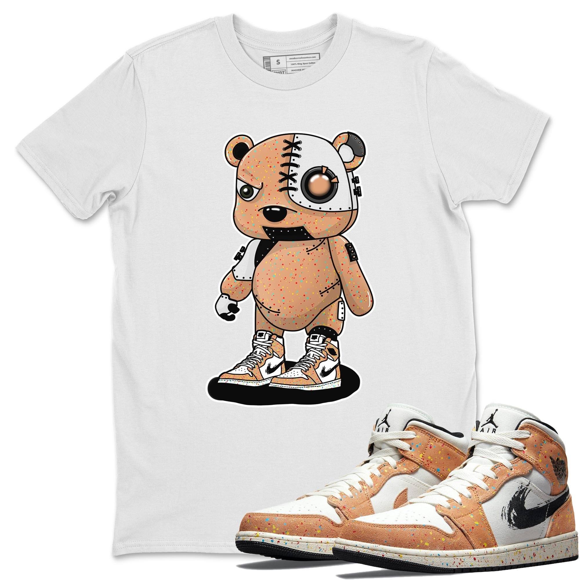 Cyborg Bear Unisex Tops - Air Jordan 1 Brushstroke