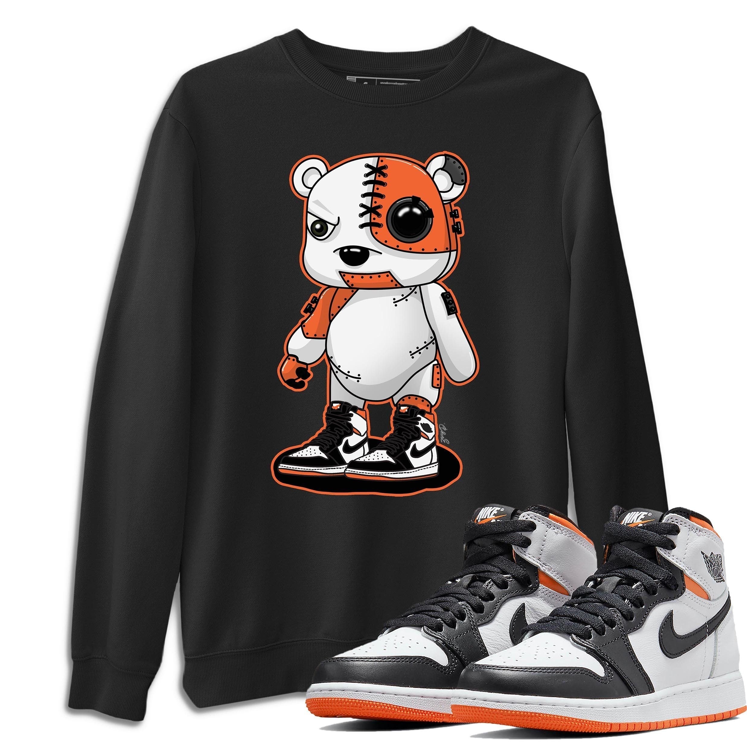 Cyborg Bear Unisex Tops - Air Jordan 1 Electro Orange