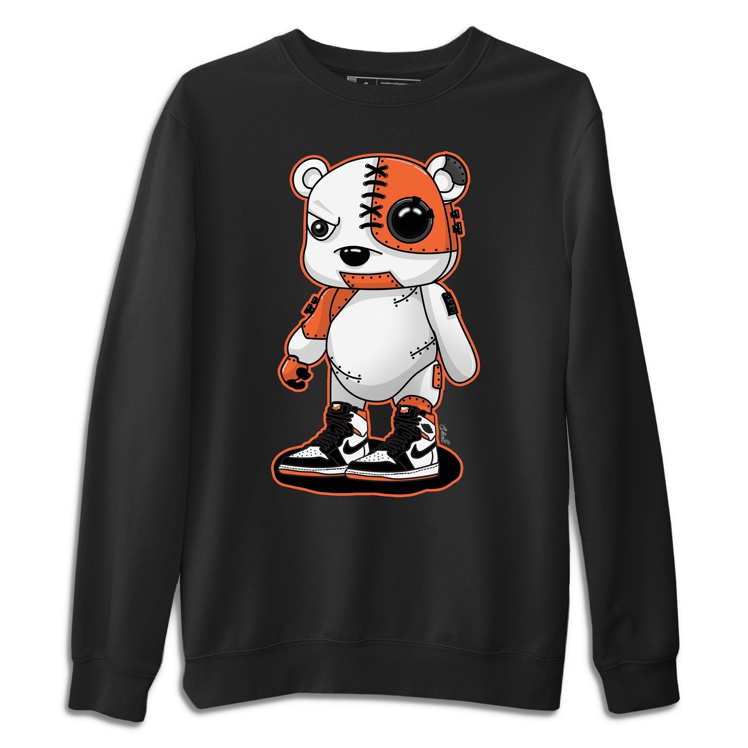 Cyborg Bear Unisex Tops - Air Jordan 1 Electro Orange