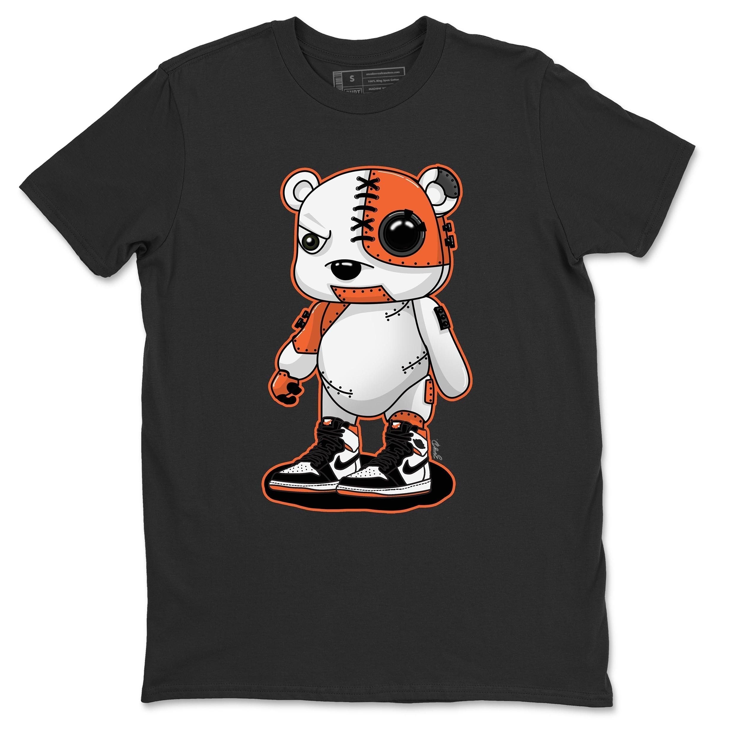 Cyborg Bear Unisex Tops - Air Jordan 1 Electro Orange