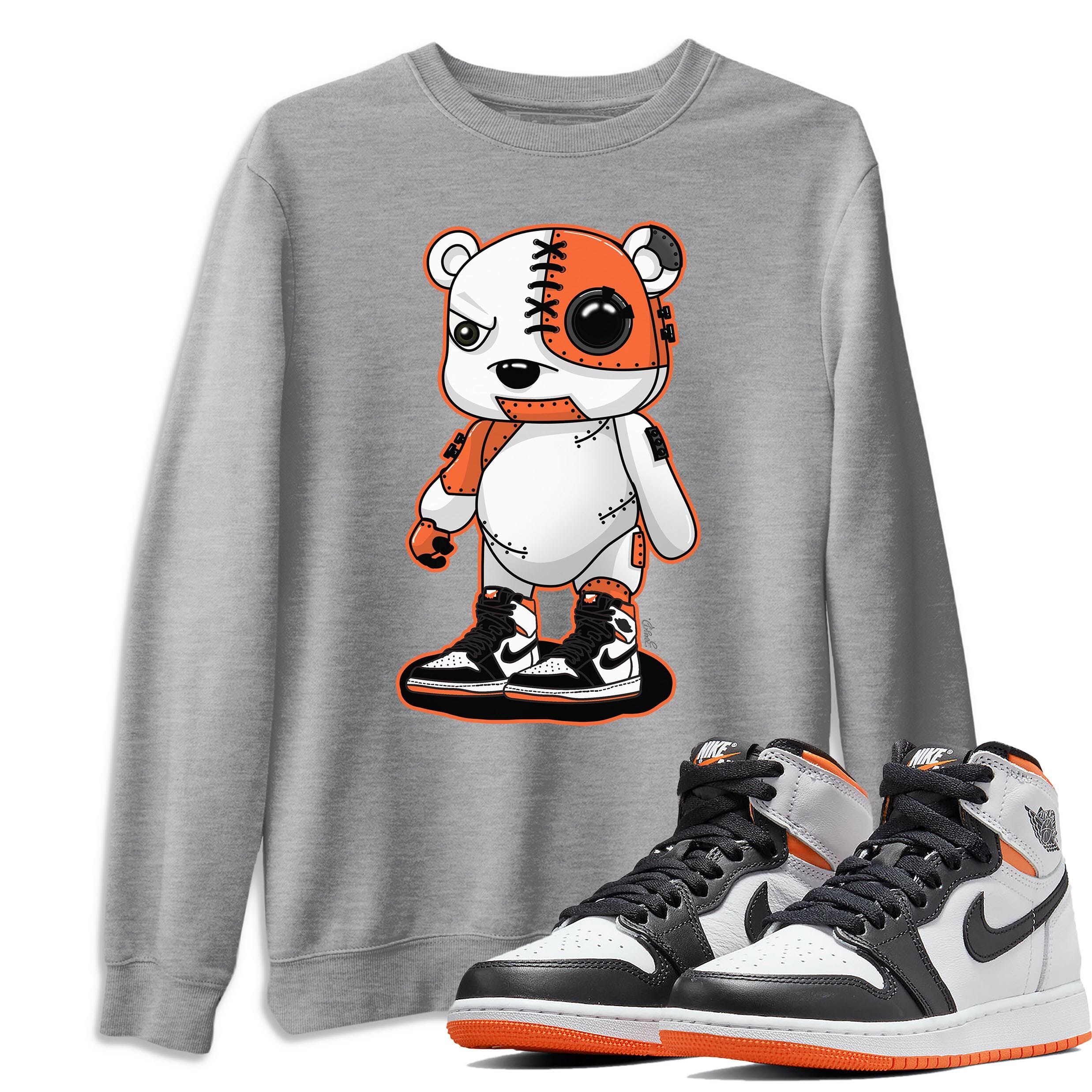 Cyborg Bear Unisex Tops - Air Jordan 1 Electro Orange