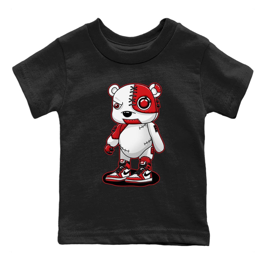 Cyborg Bear Kids Tops - Air Jordan 1 Lost & Found