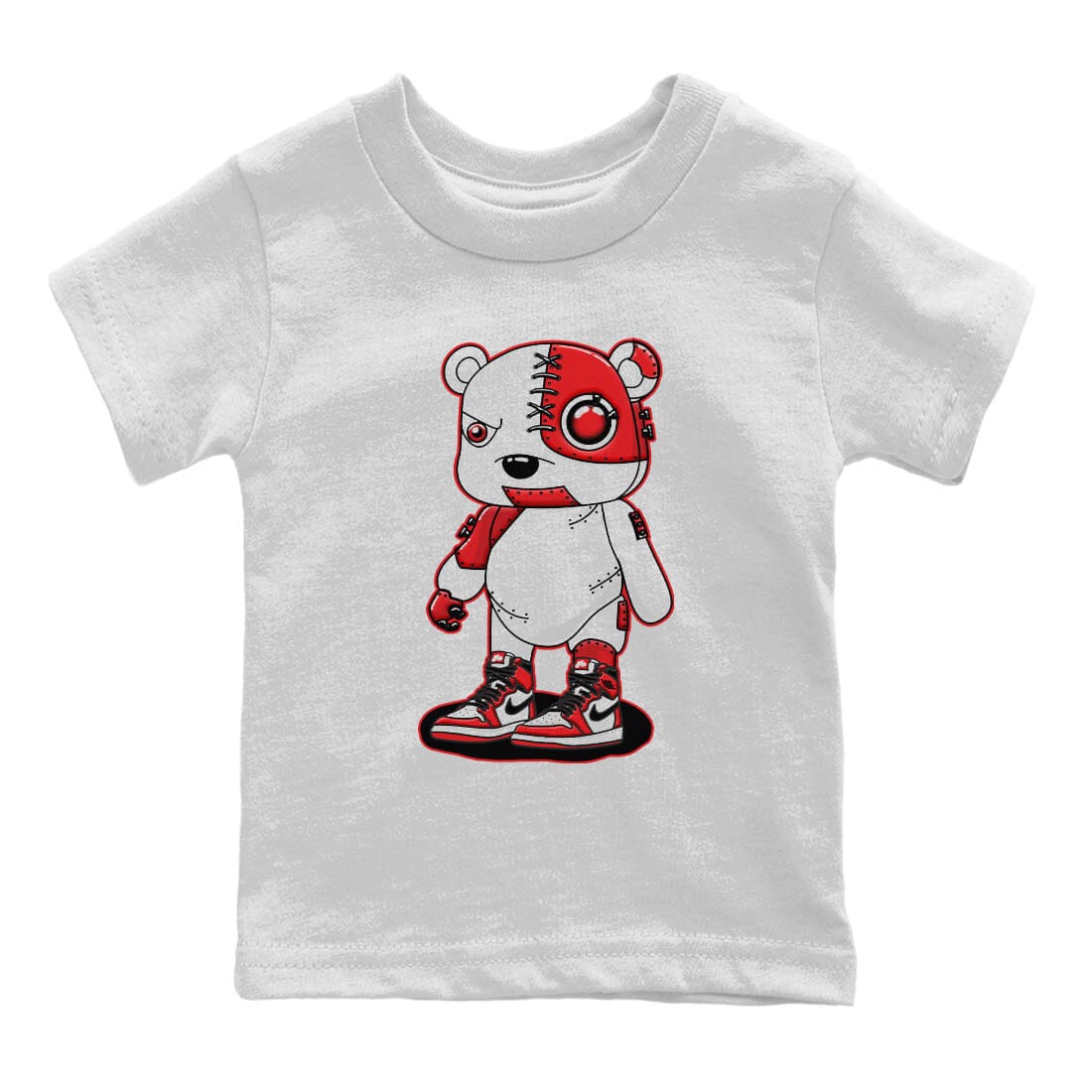 Cyborg Bear Kids Tops - Air Jordan 1 Lost & Found