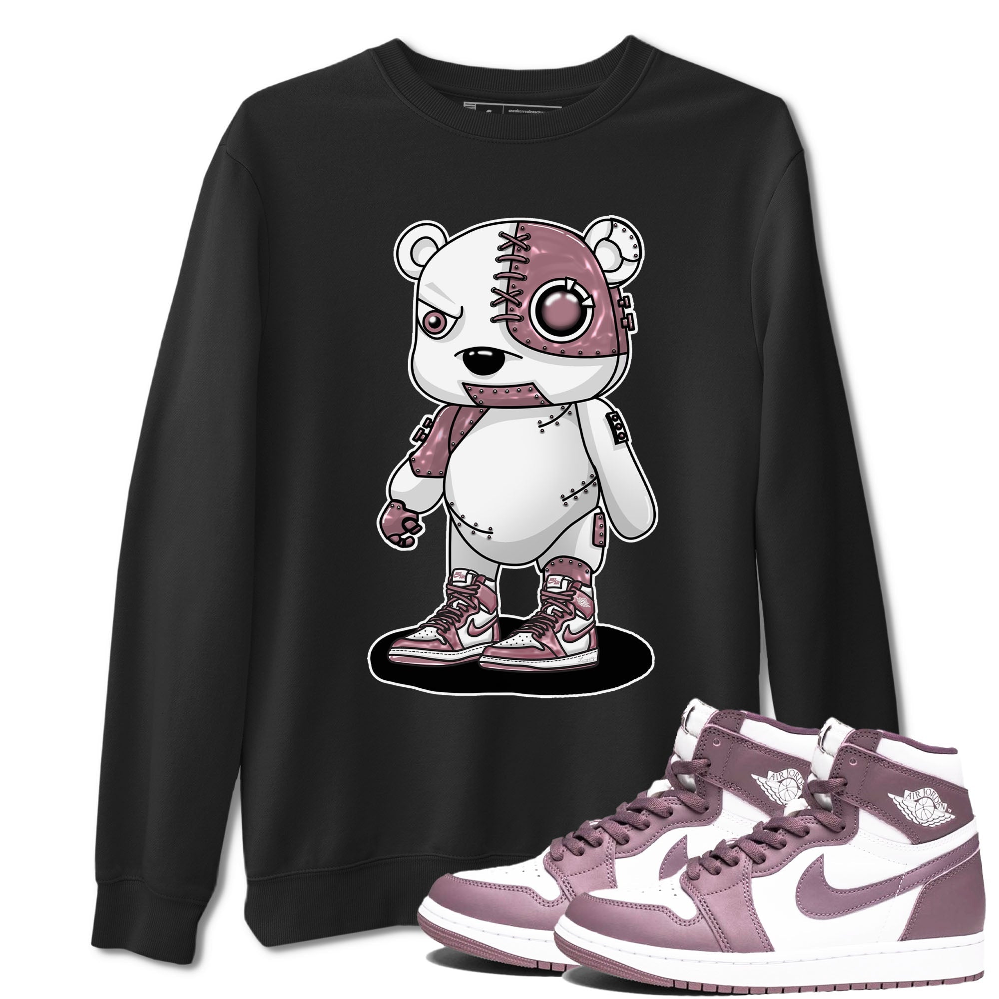 Cyborg Bear snkmatch Tee - Air Jordan 1 Mauve