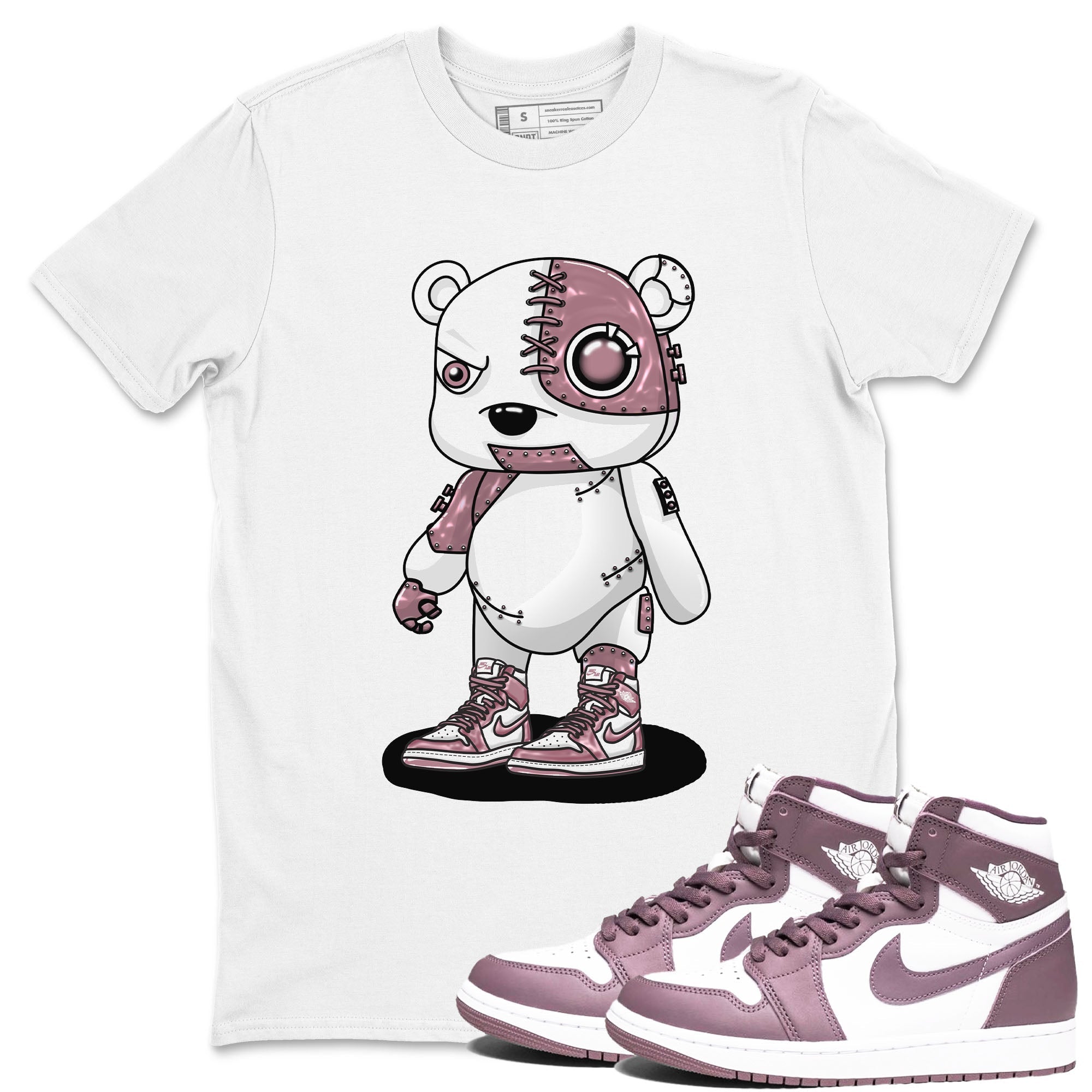 Cyborg Bear snkmatch Tee - Air Jordan 1 Mauve