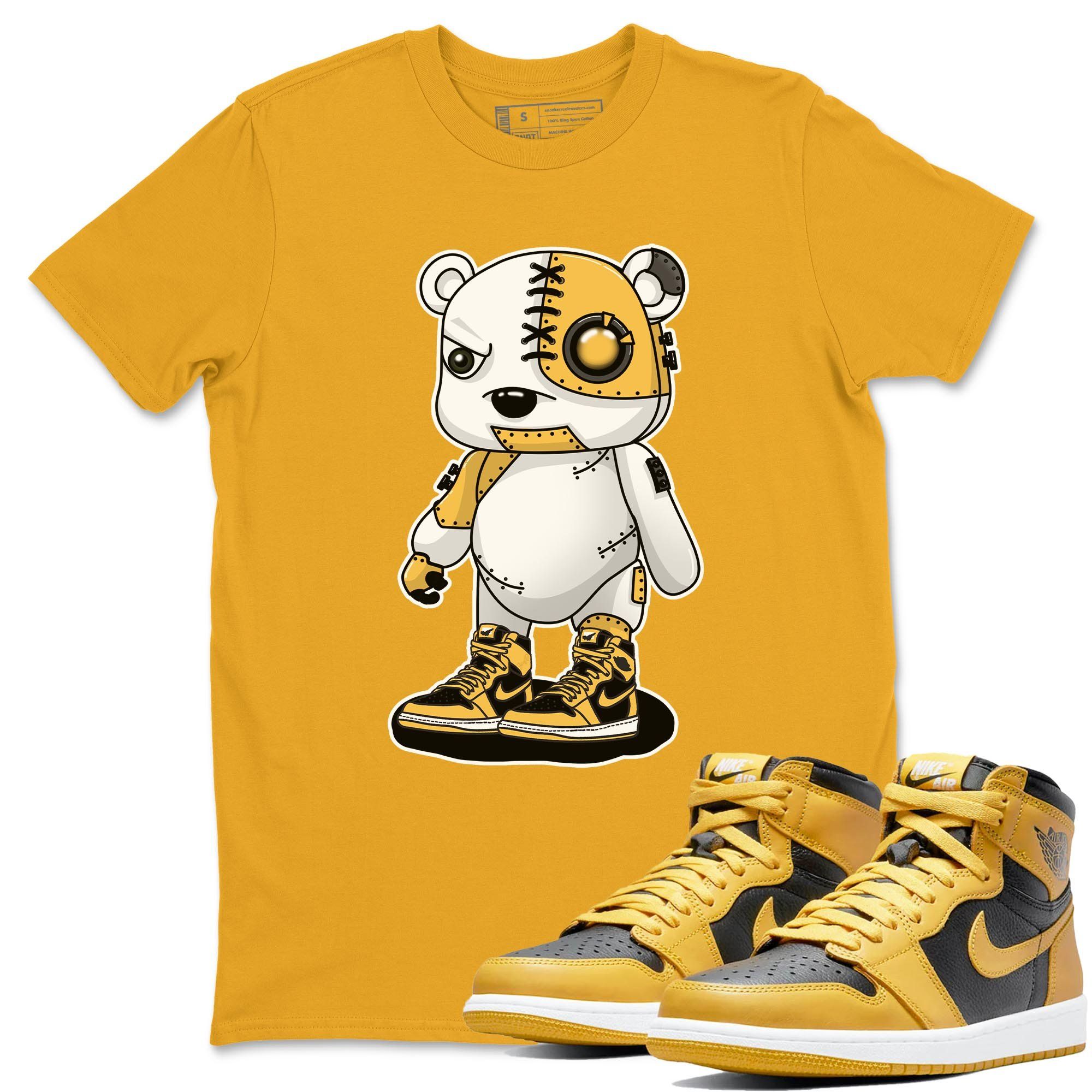 Cyborg Bear Unisex Tops - Air Jordan 1 Pollen