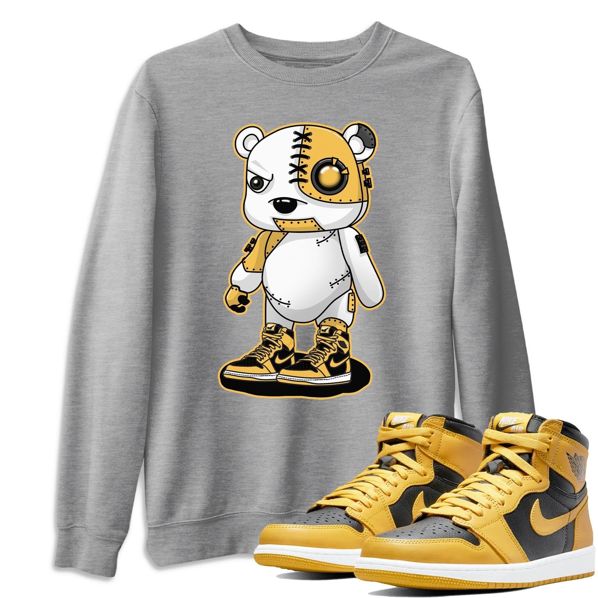 Cyborg Bear Unisex Tops - Air Jordan 1 Pollen