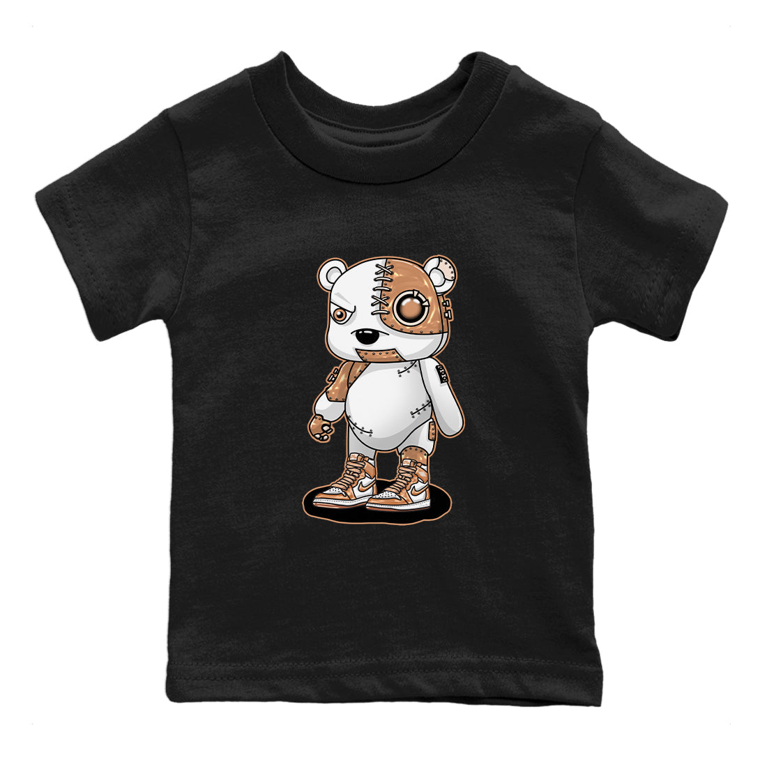Cyborg Bear snkmatch Tee Kids - Air Jordan 1 Praline