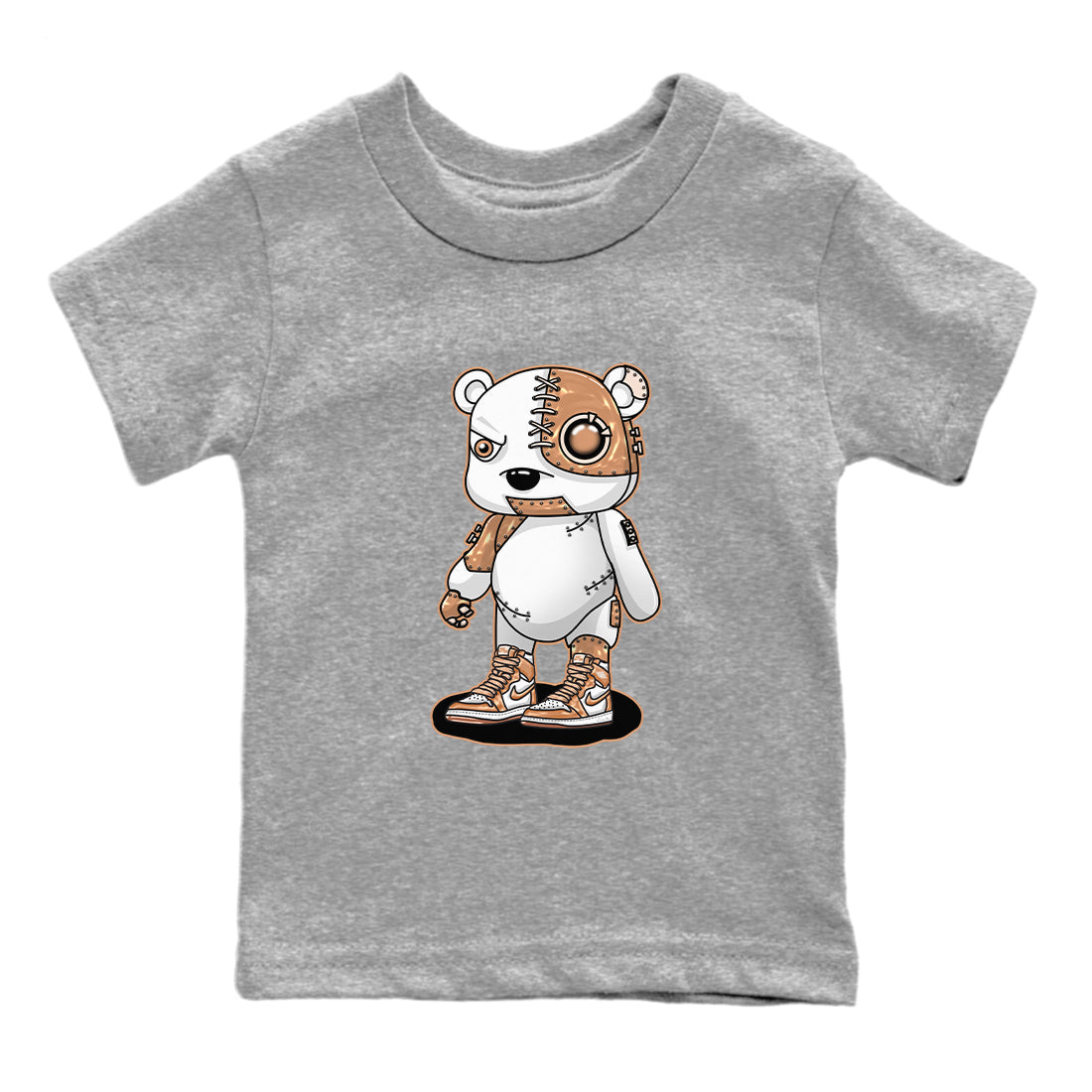 Cyborg Bear snkmatch Tee Kids - Air Jordan 1 Praline