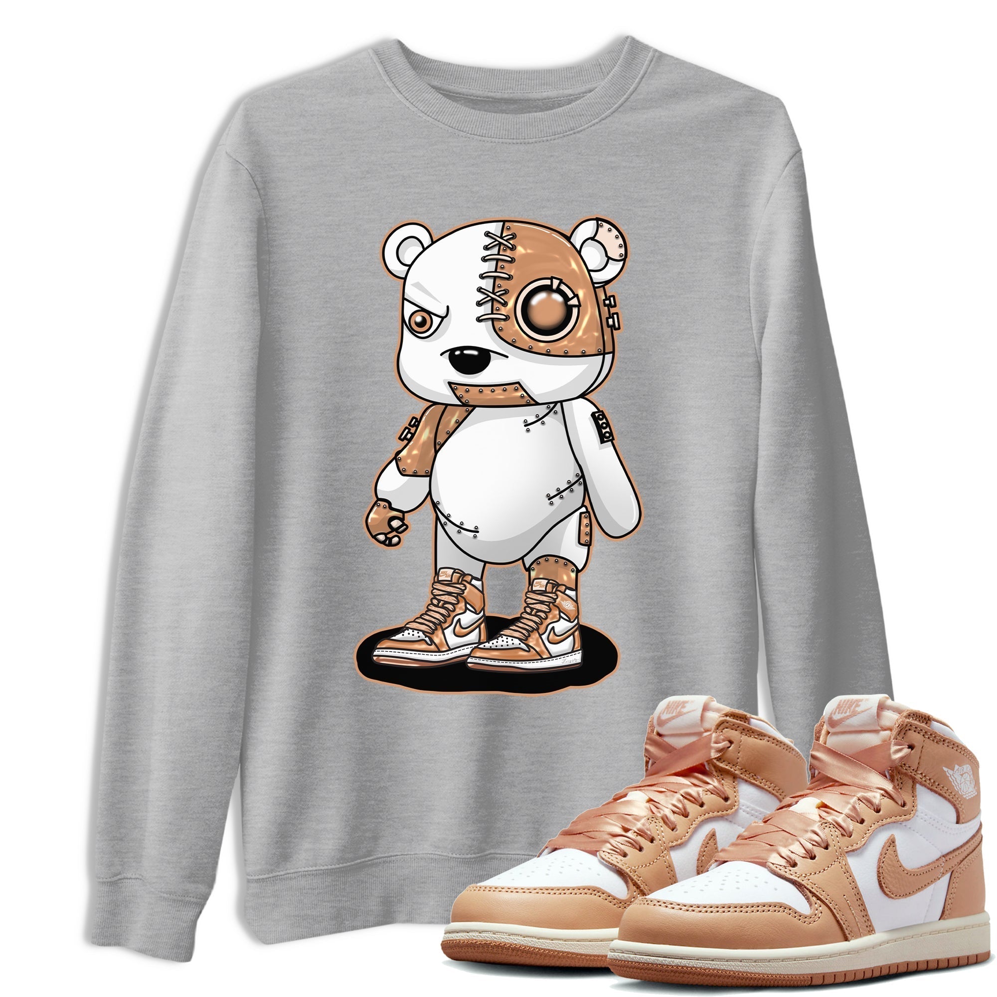 Cyborg Bear snkmatch Tee - Air Jordan 1 Praline