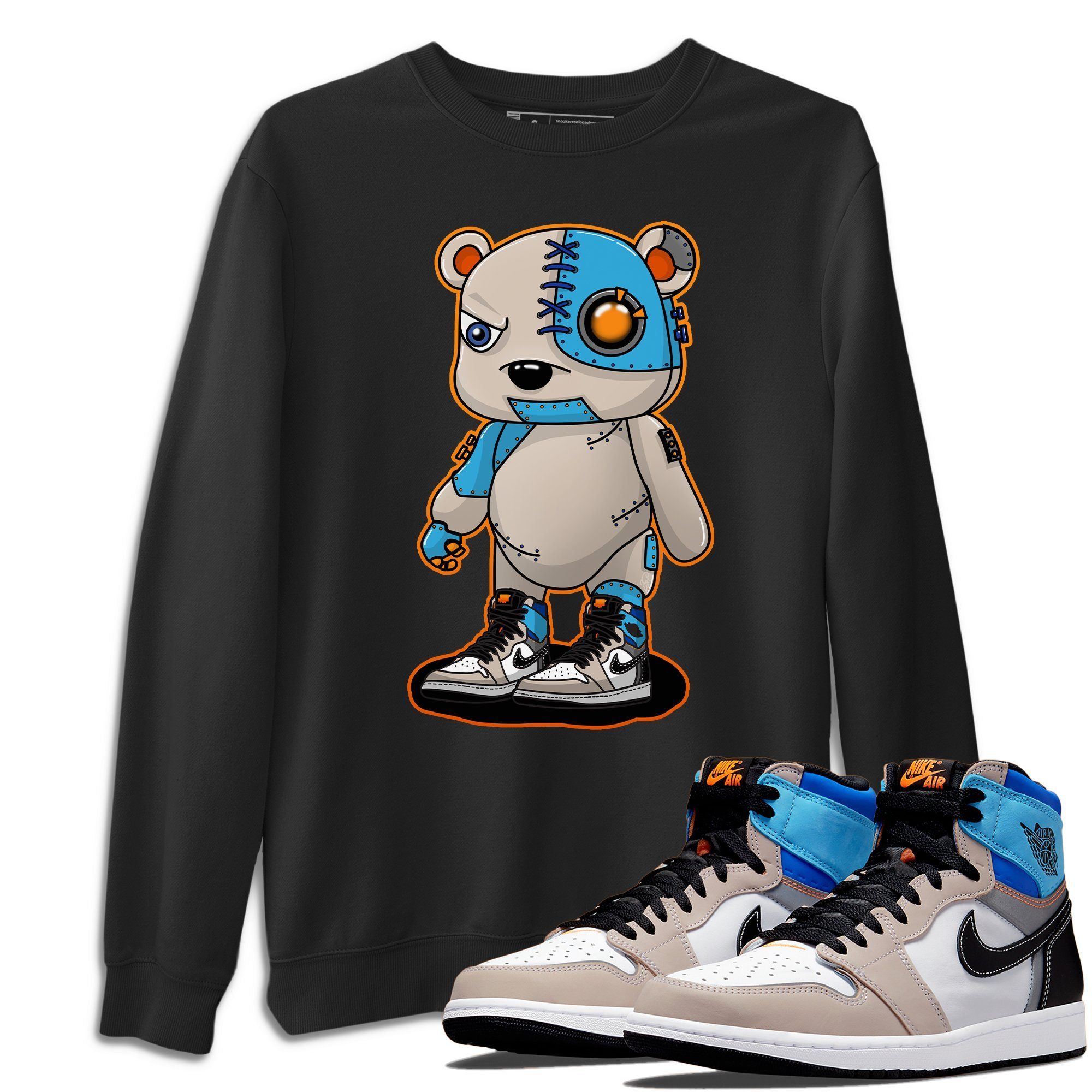 Cyborg Bear Unisex Tops - Air Jordan 1 Prototype