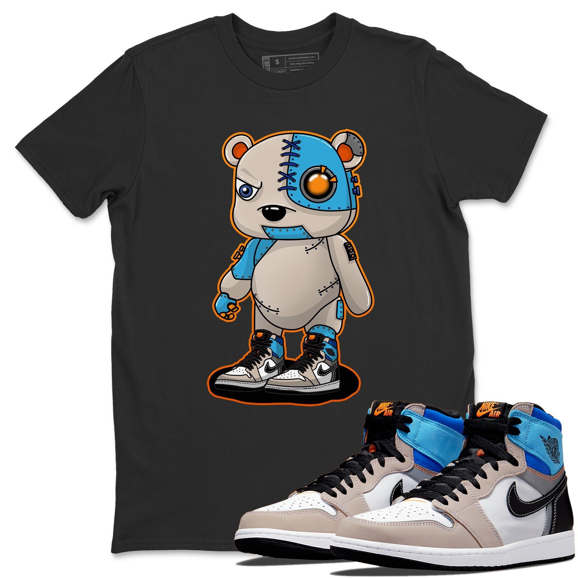 Cyborg Bear Unisex Tops - Air Jordan 1 Prototype