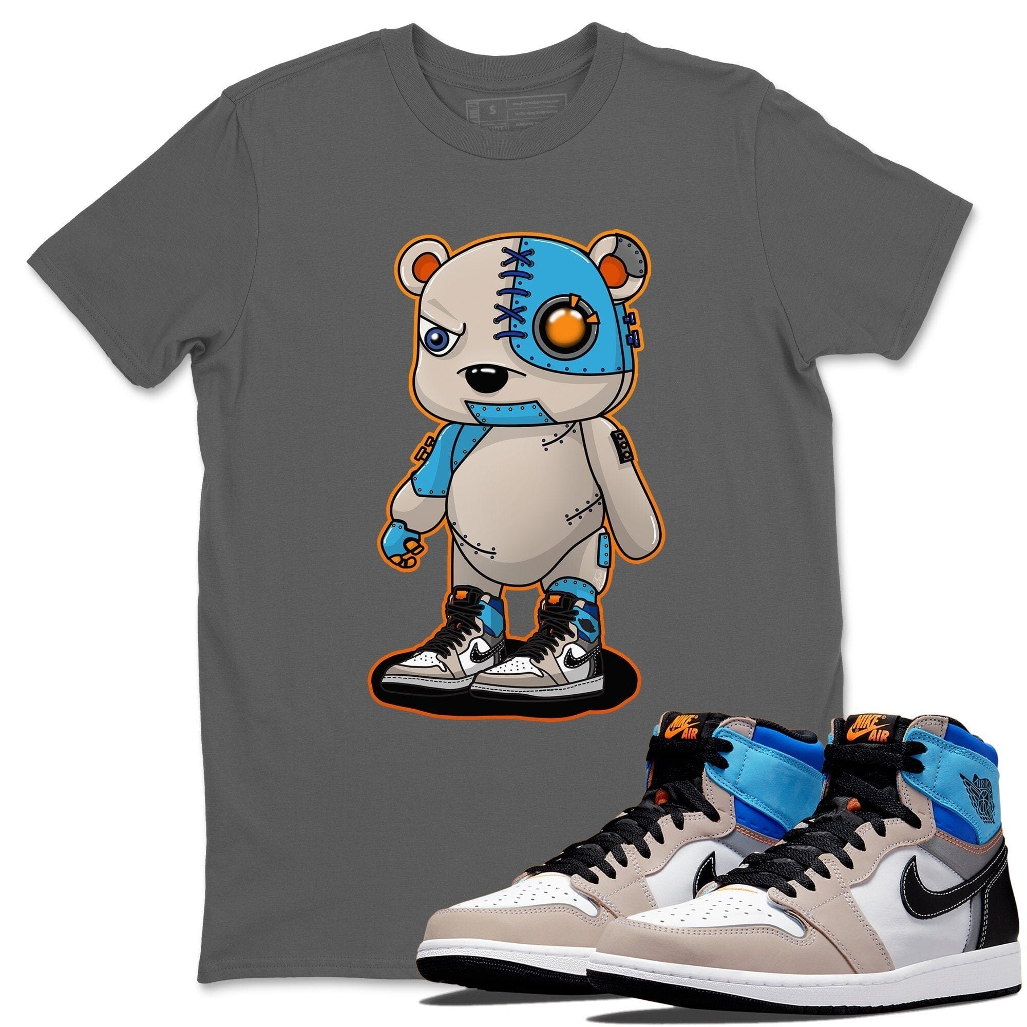 Cyborg Bear Unisex Tops - Air Jordan 1 Prototype