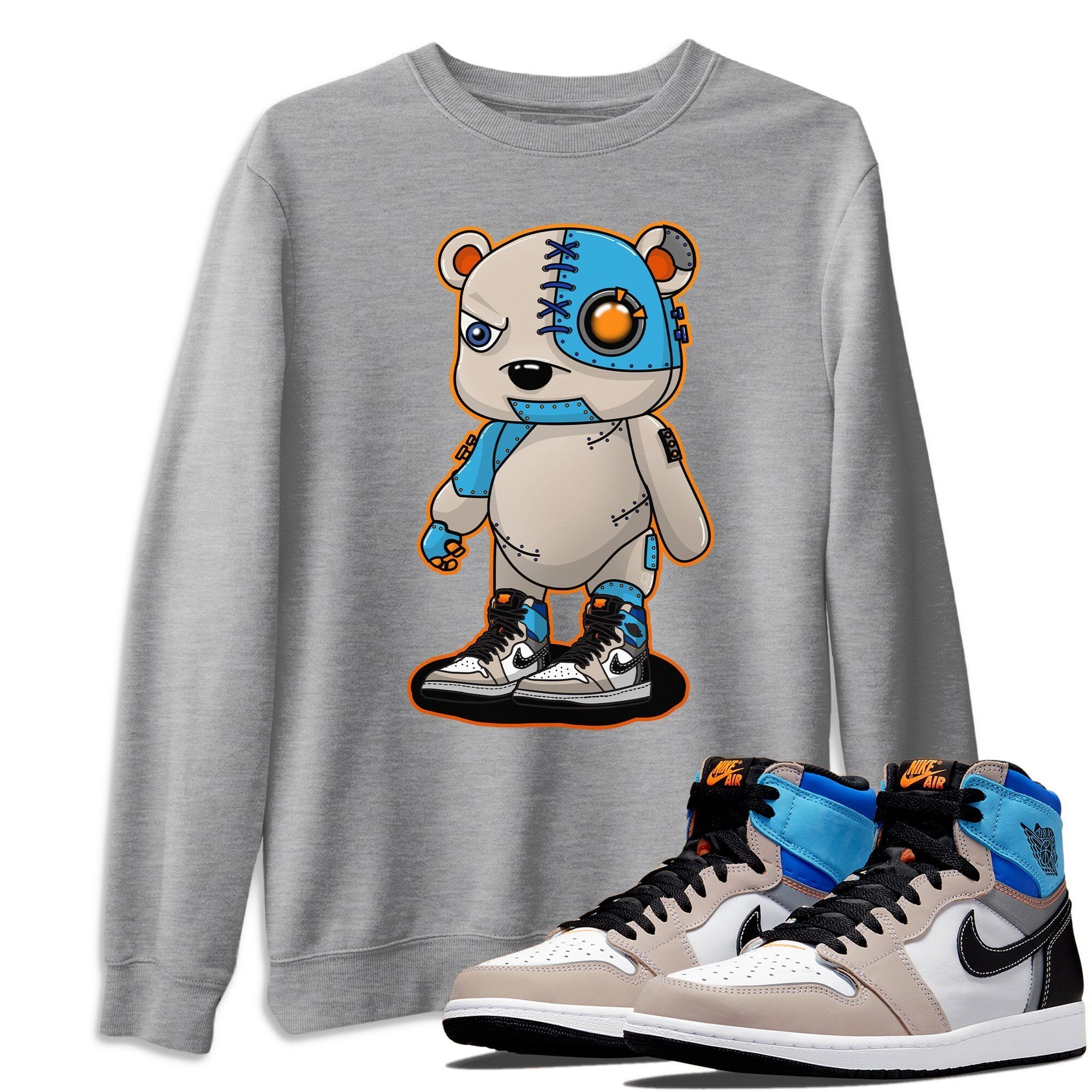 Cyborg Bear Unisex Tops - Air Jordan 1 Prototype