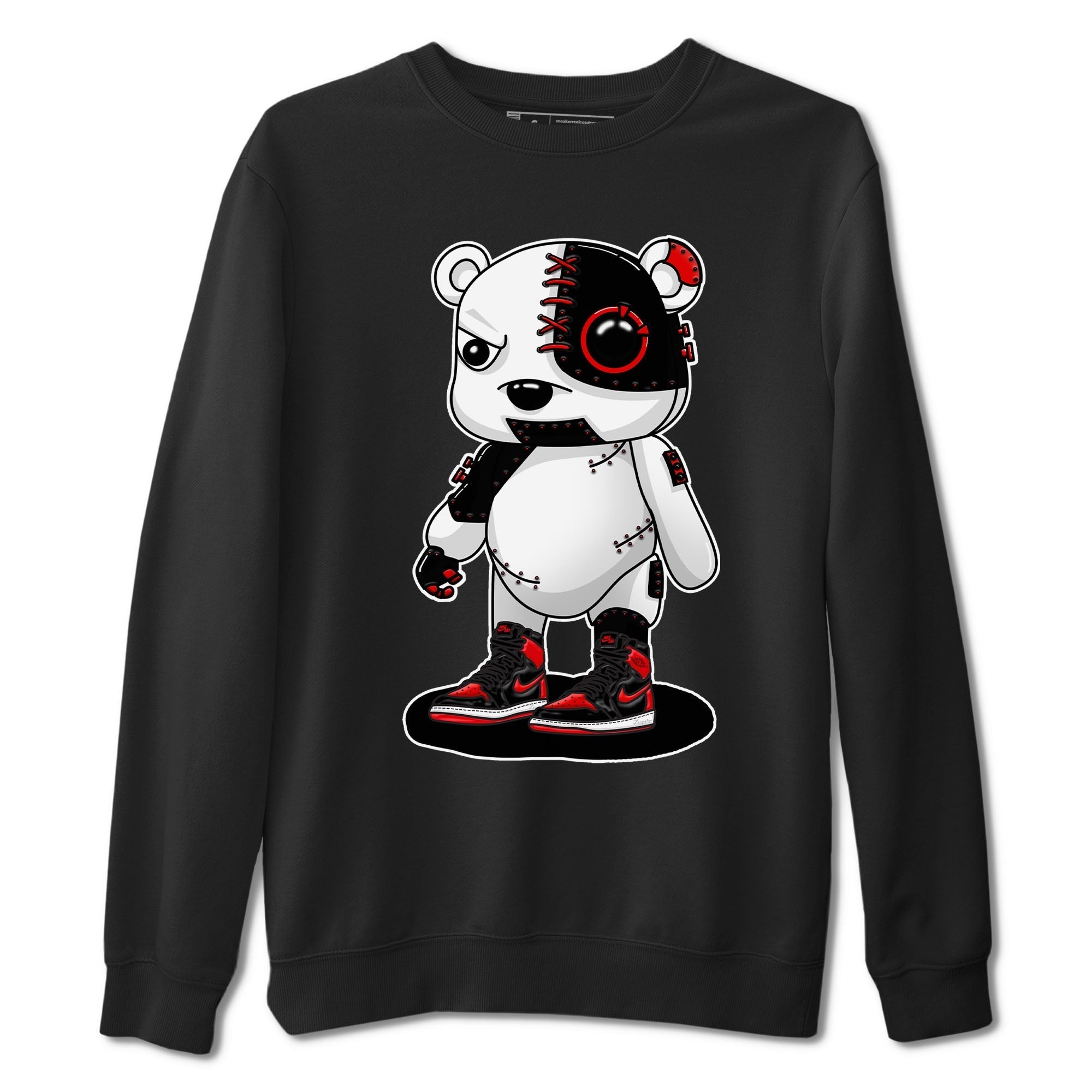 Cyborg Bear snkmatch Tee - Air Jordan 1 Satin Bred