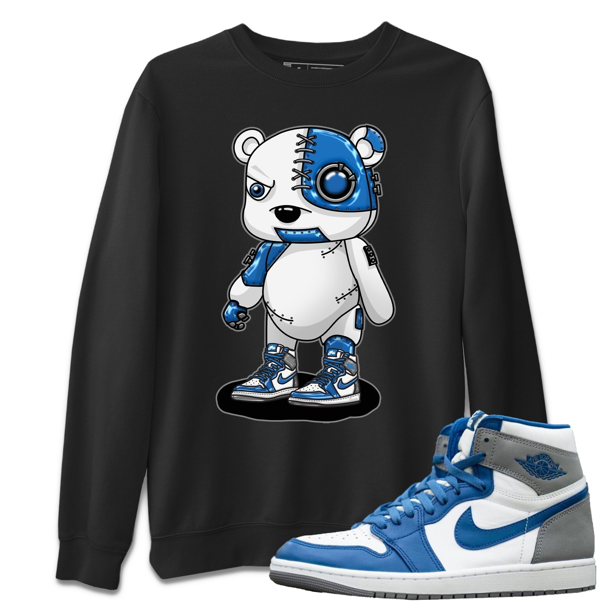 Cyborg Bear Unisex Tops - Air Jordan 1 True Blue
