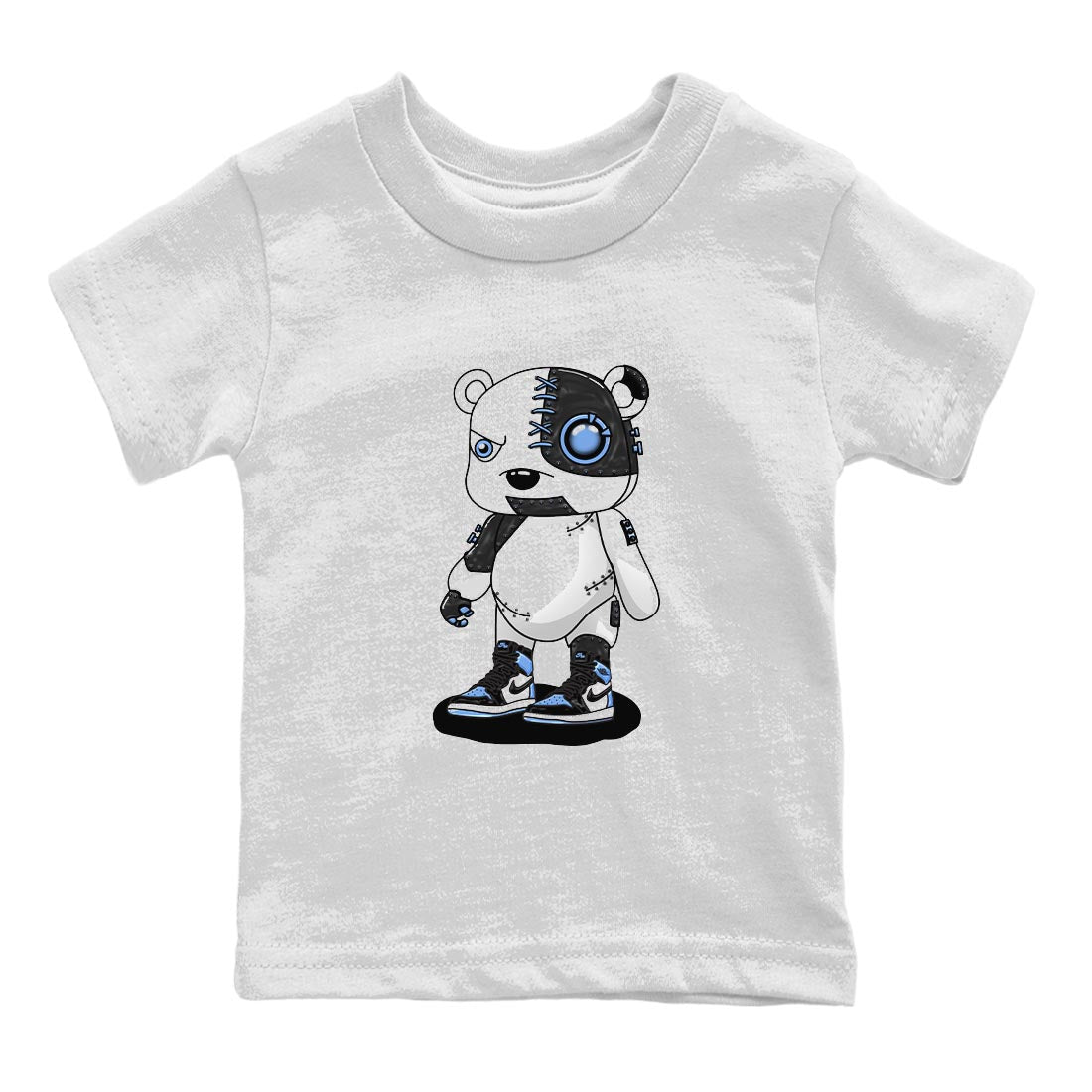 Cyborg Bear snkmatch Tee Kids - Air Jordan 1 UNC Toe