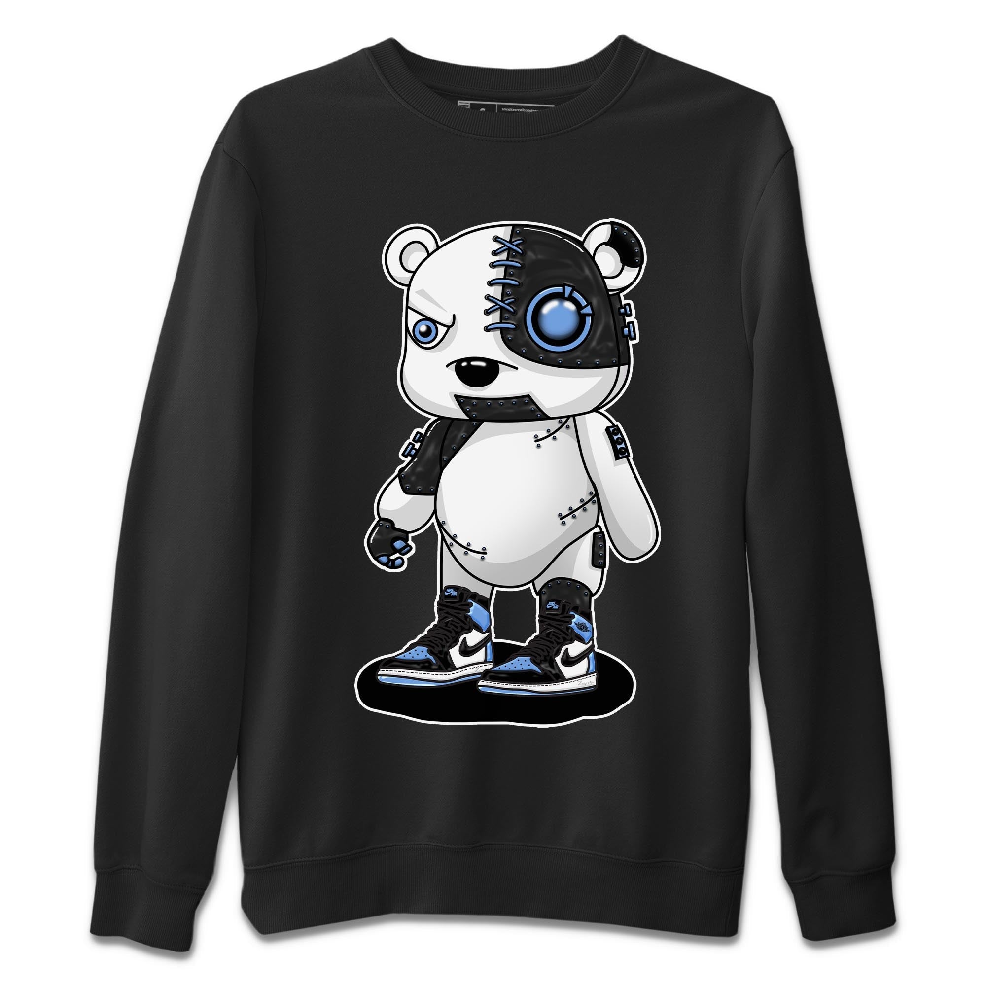 Cyborg Bear snkmatch Tee - Air Jordan 1 UNC Toe