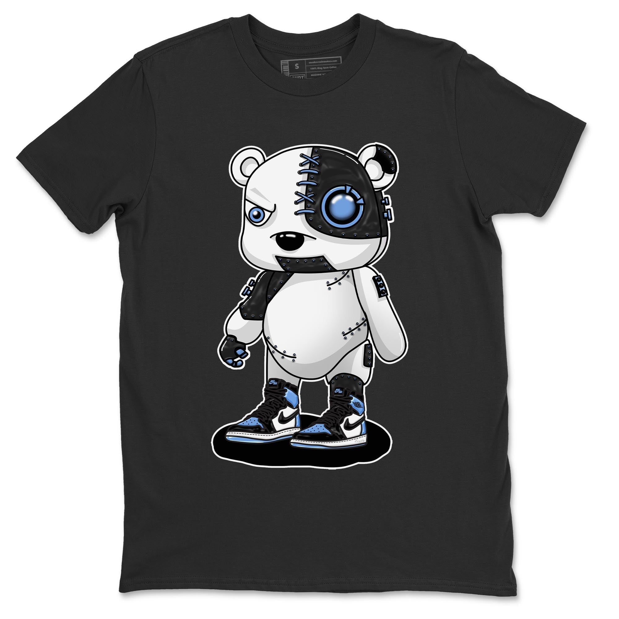 Cyborg Bear snkmatch Tee - Air Jordan 1 UNC Toe