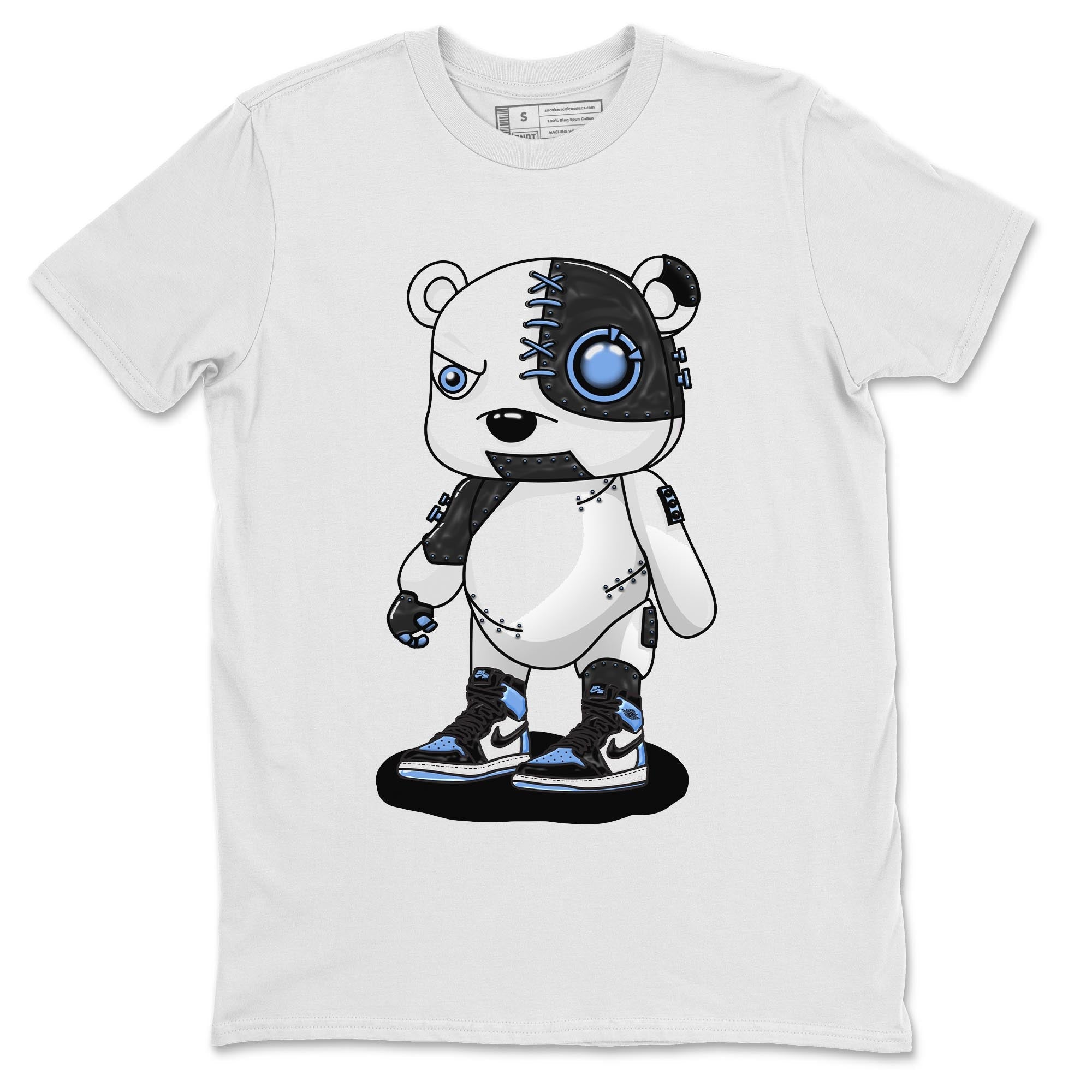 Cyborg Bear snkmatch Tee - Air Jordan 1 UNC Toe
