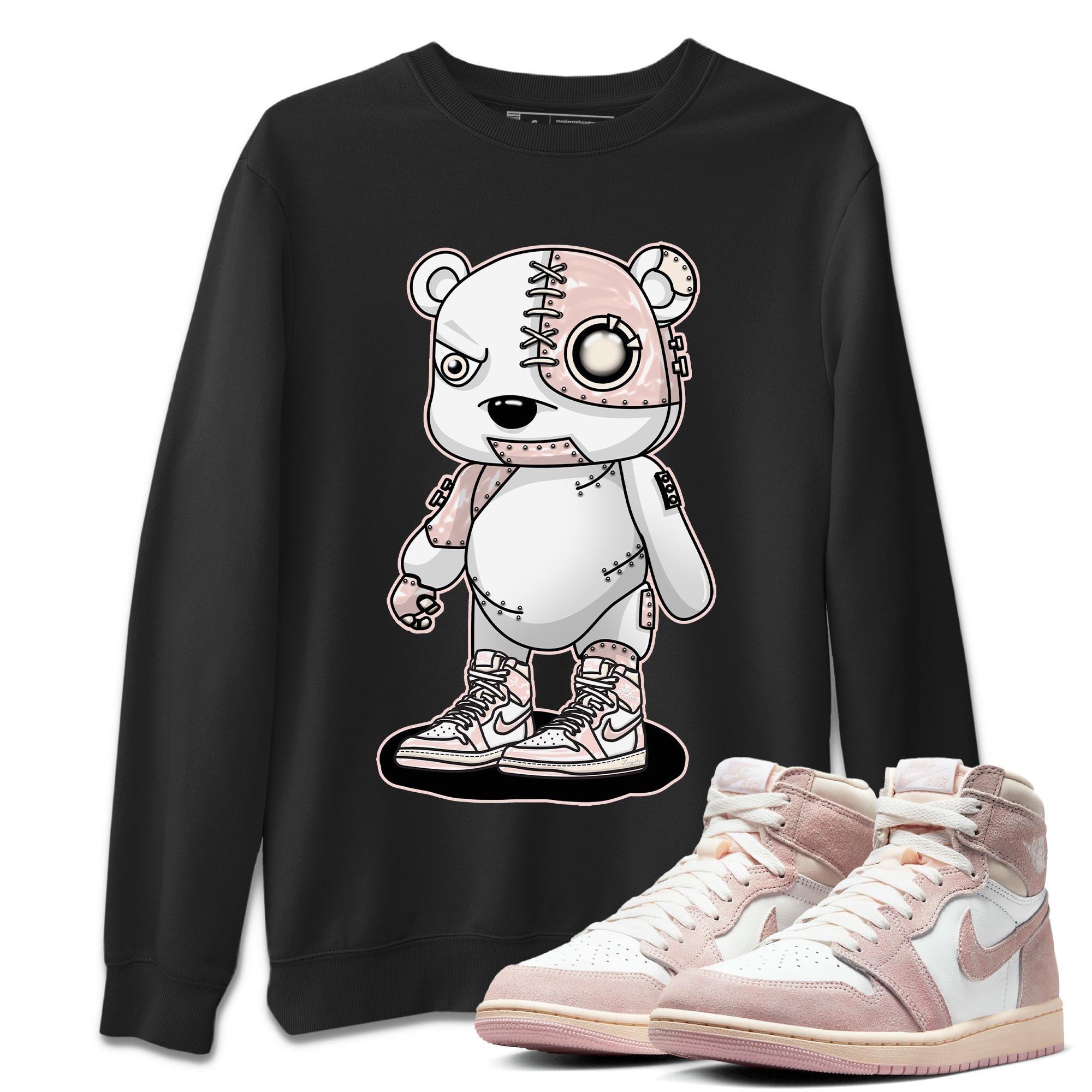 Cyborg Bear Unisex Tops - Air Jordan 1 Washed Pink