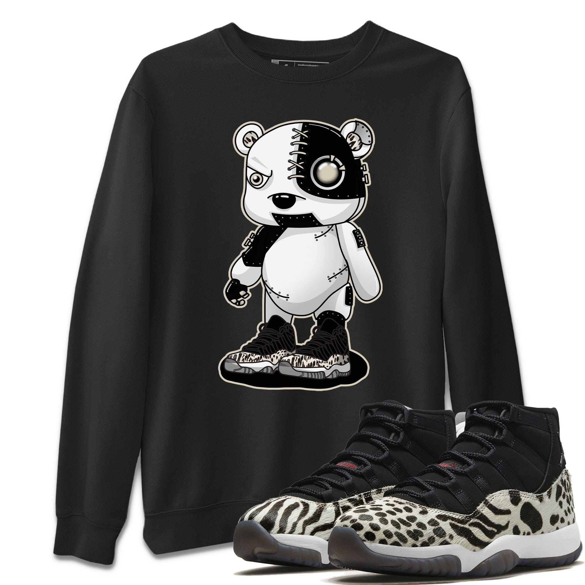 Cyborg Bear Unisex Tops - Air Jordan 11 Animal Instinct