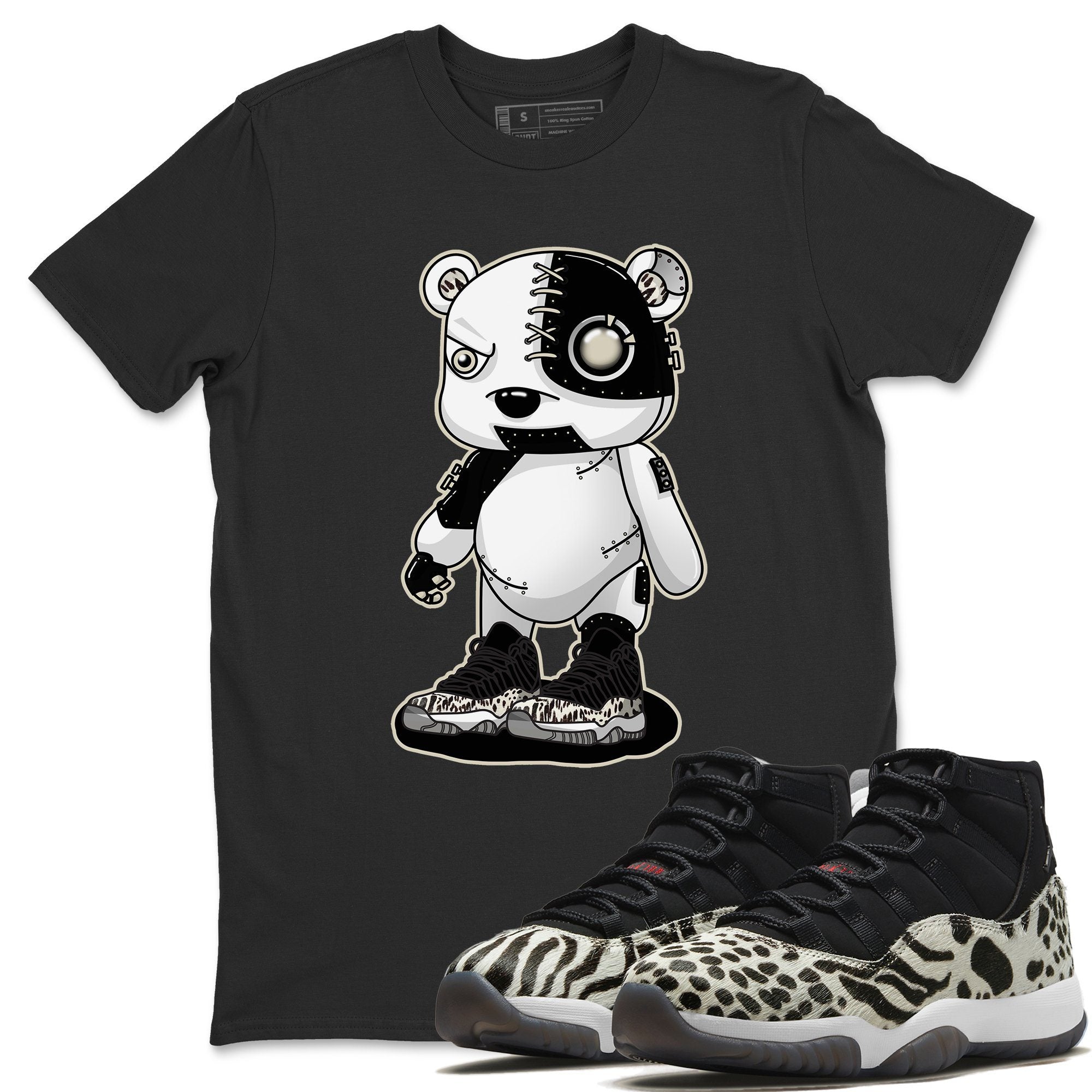 Cyborg Bear Unisex Tops - Air Jordan 11 Animal Instinct