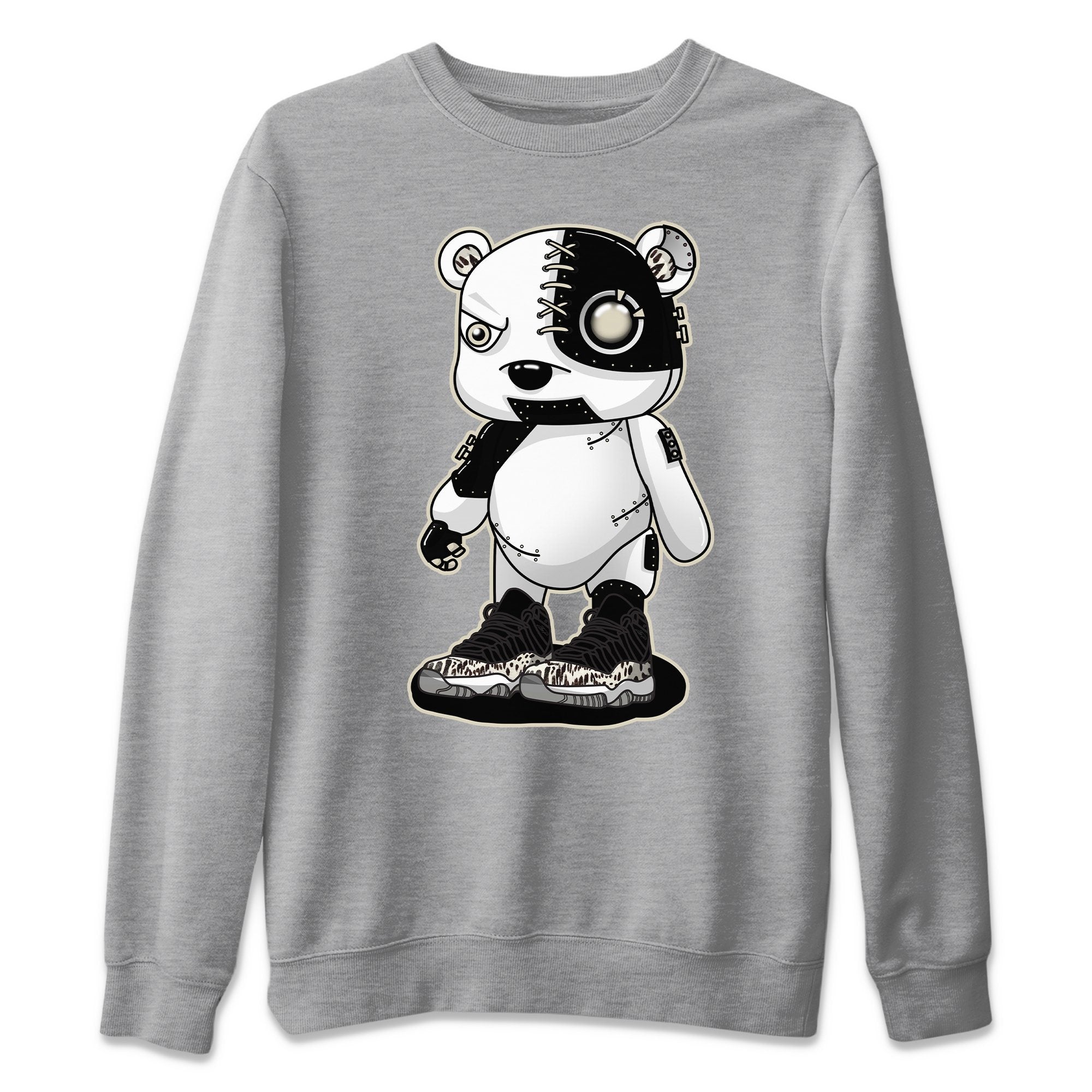 Cyborg Bear Unisex Tops - Air Jordan 11 Animal Instinct