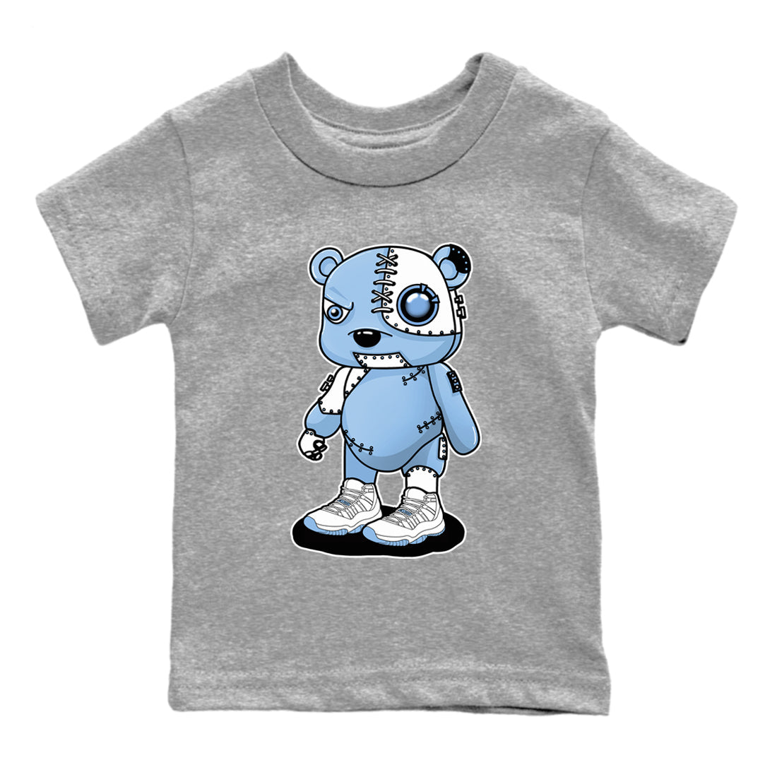 Cyborg Bear snkmatch Tees Kids - Air Jordan 11 Legend Blue