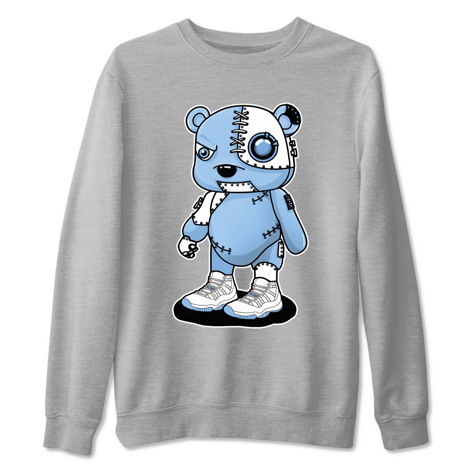 Cyborg Bear snkmatch Tees - Air Jordan 11 Legend Blue