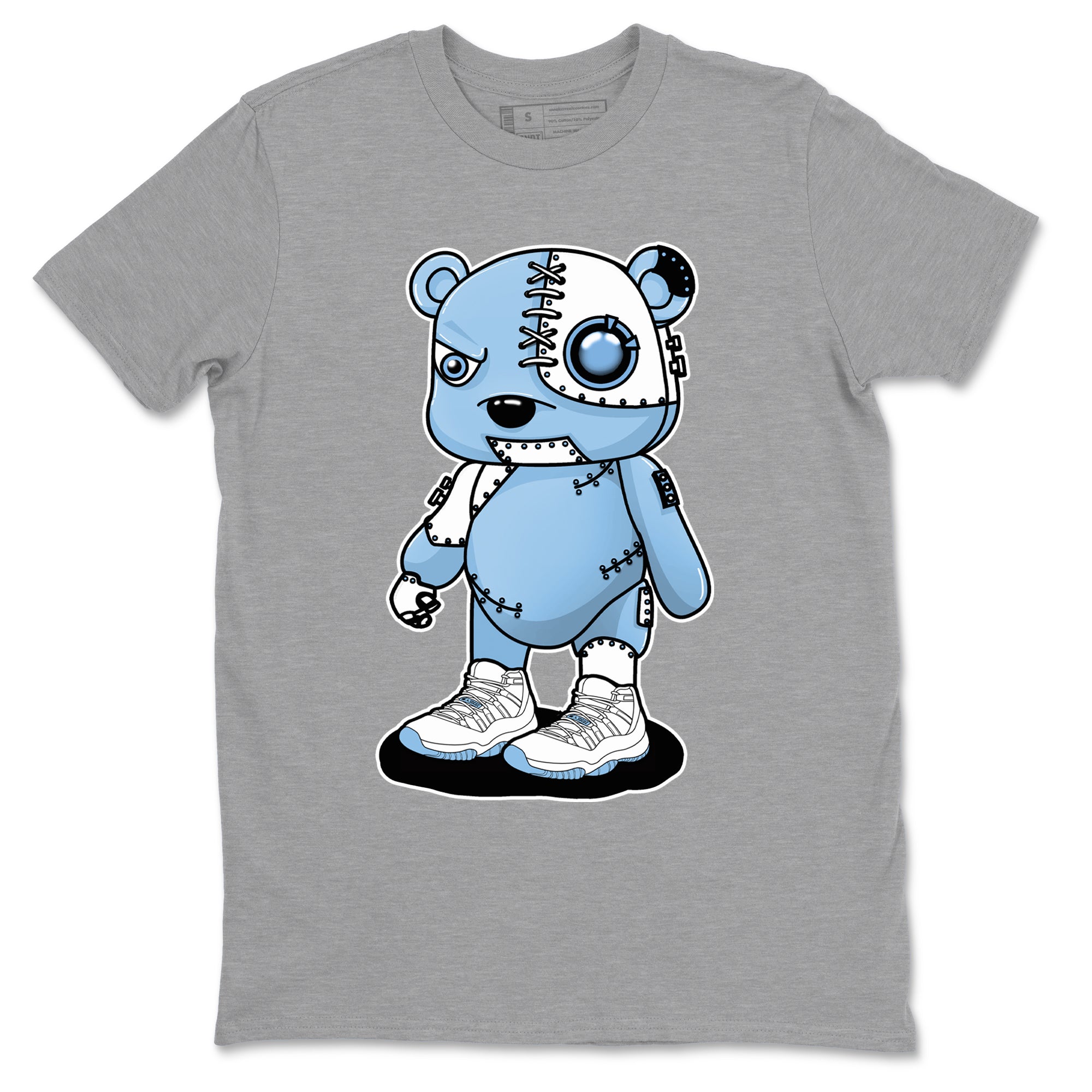 Cyborg Bear snkmatch Tees - Air Jordan 11 Legend Blue