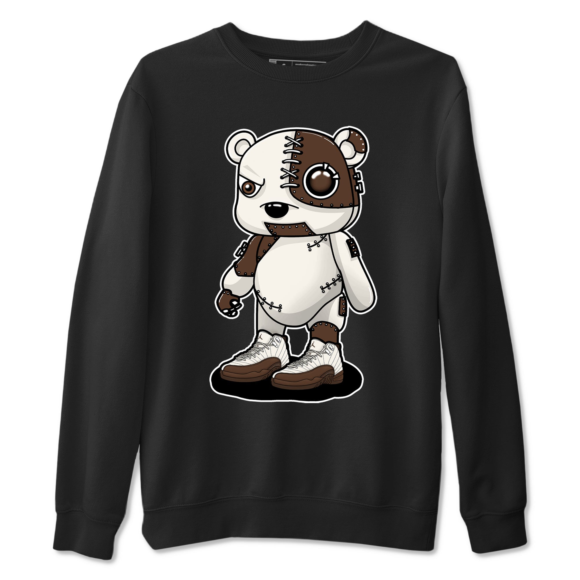 Cyborg Bear snkmatch Tees - Air Jordan 12 Baroque Brown