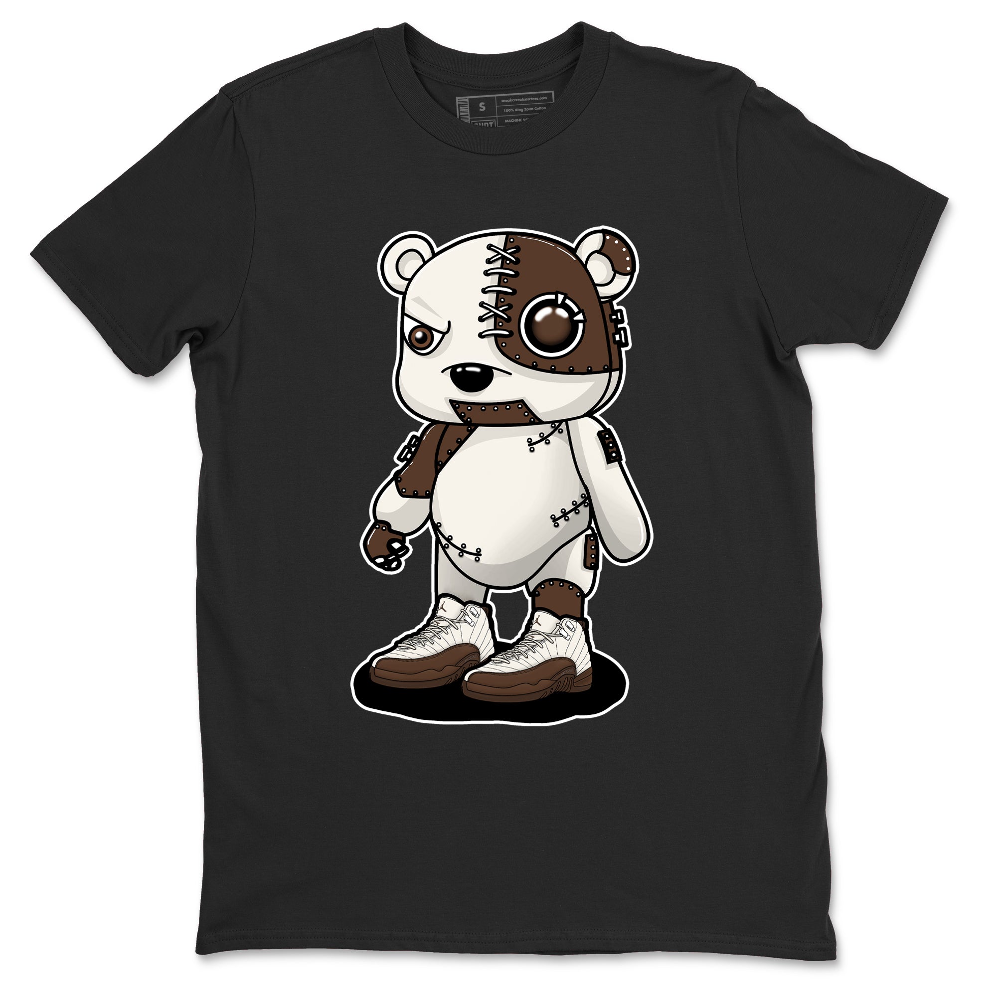 Cyborg Bear snkmatch Tees - Air Jordan 12 Baroque Brown
