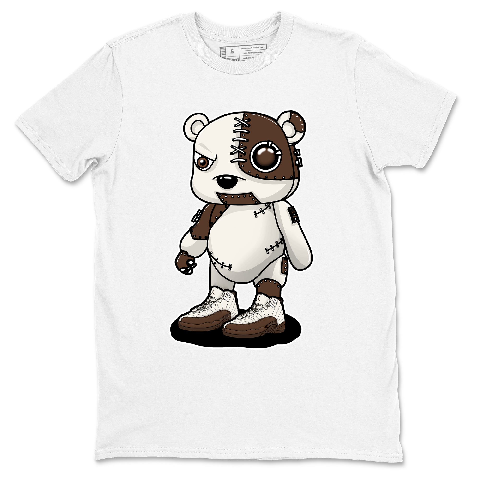 Cyborg Bear snkmatch Tees - Air Jordan 12 Baroque Brown