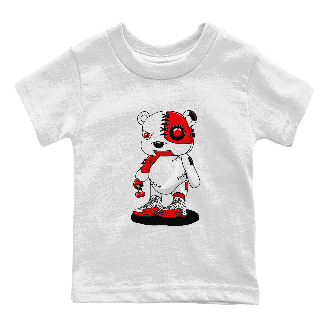 Cyborg Bear snkmatch Tee Kids - Air Jordan 12 Cherry