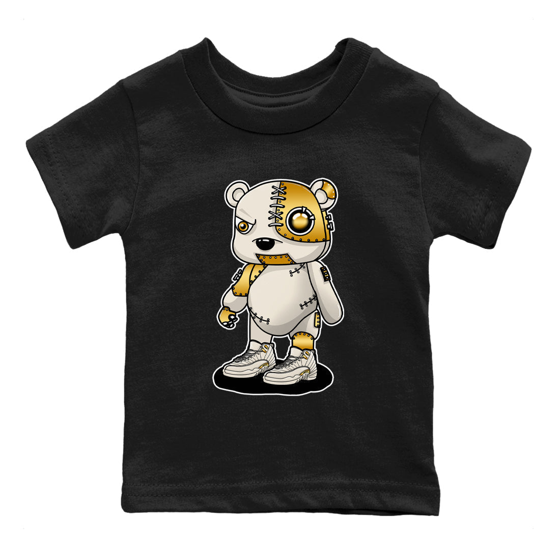 Cyborg Bear snkmatch Tees Kids - Air Jordan 12 Phantom