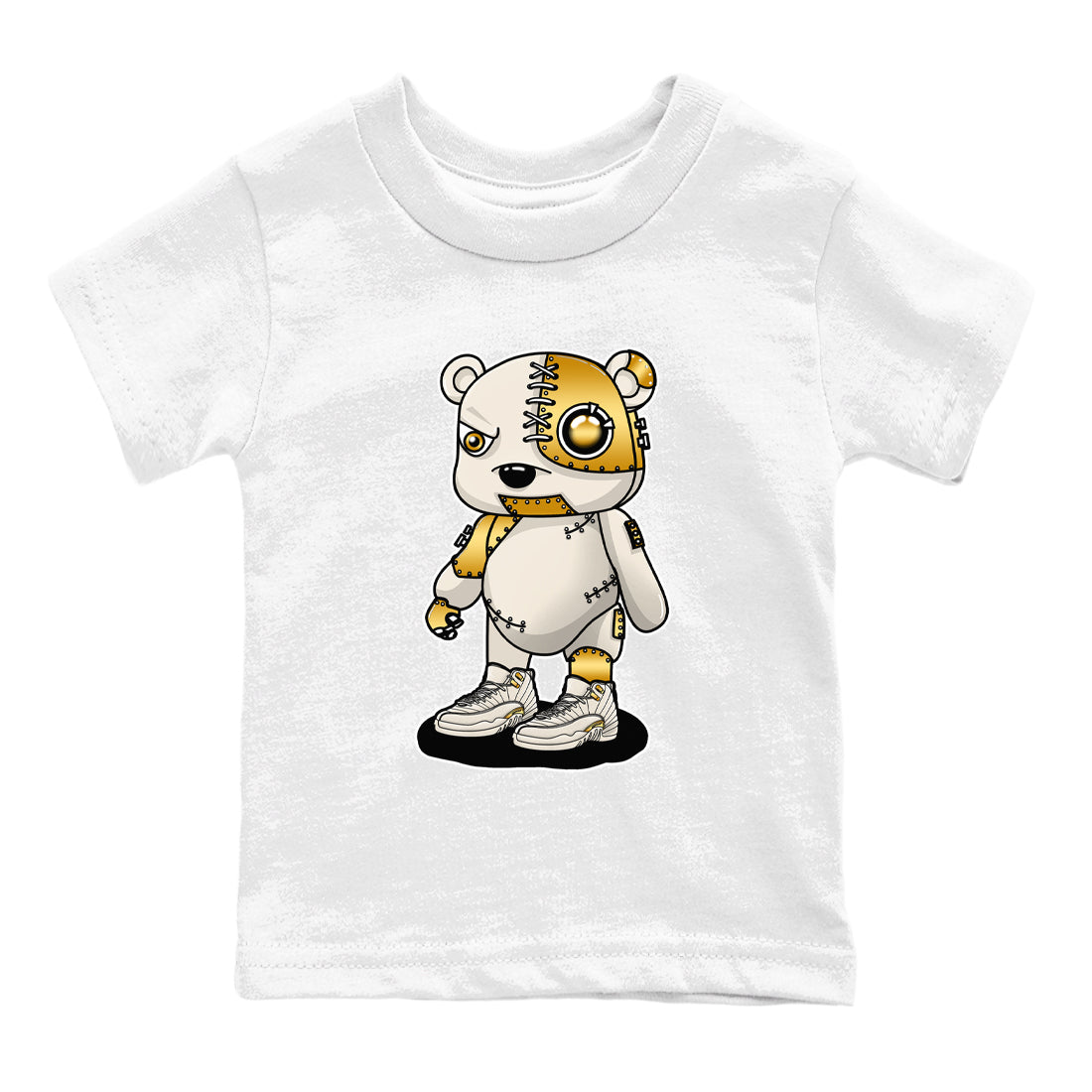 Cyborg Bear snkmatch Tees Kids - Air Jordan 12 Phantom