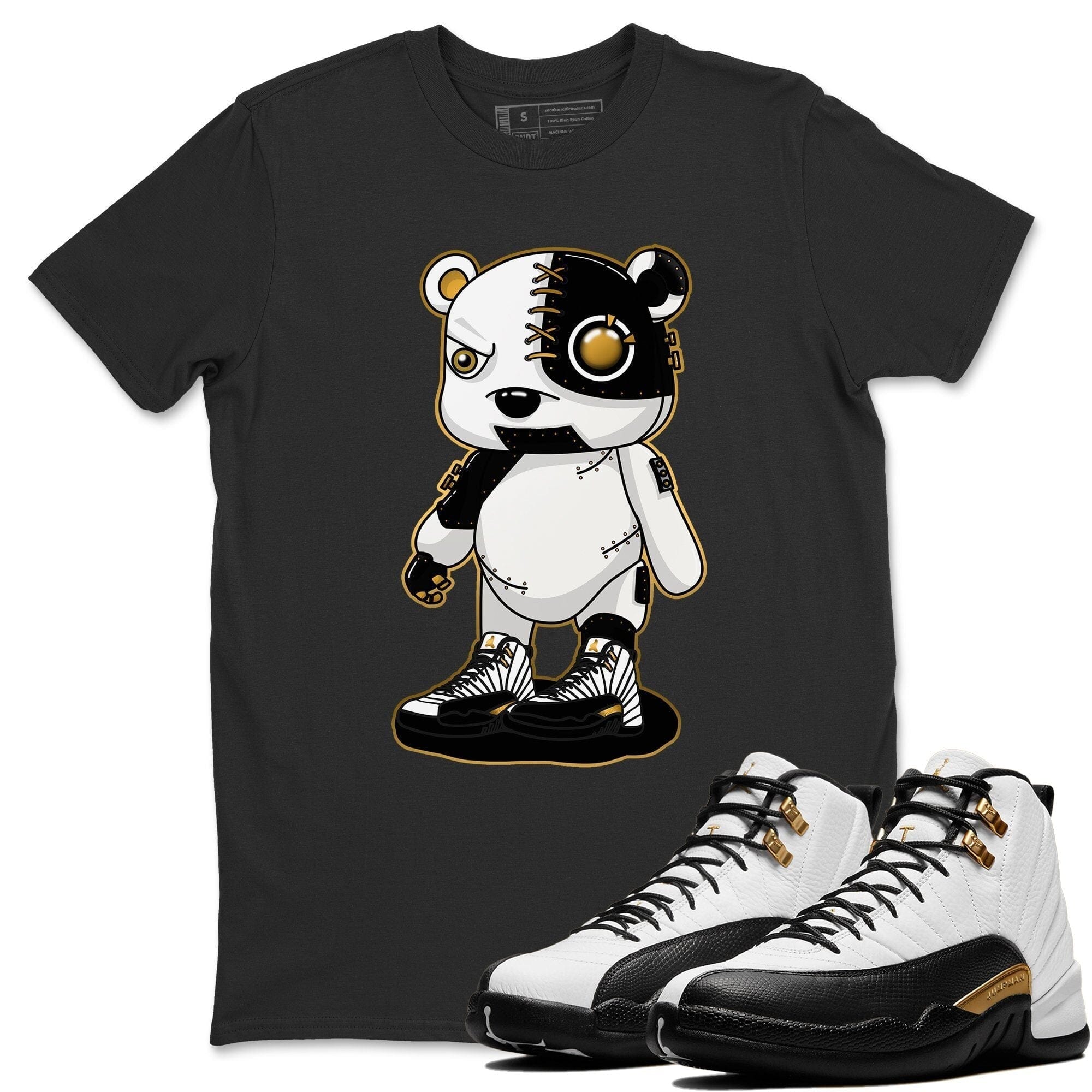 Cyborg Bear Unisex Tops - Air Jordan 12 Royalty