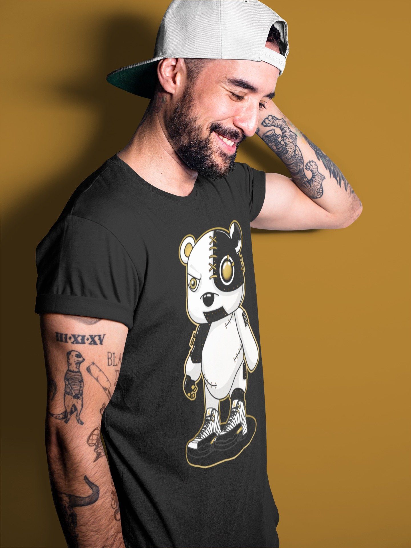 Cyborg Bear Unisex Tops - Air Jordan 12 Royalty