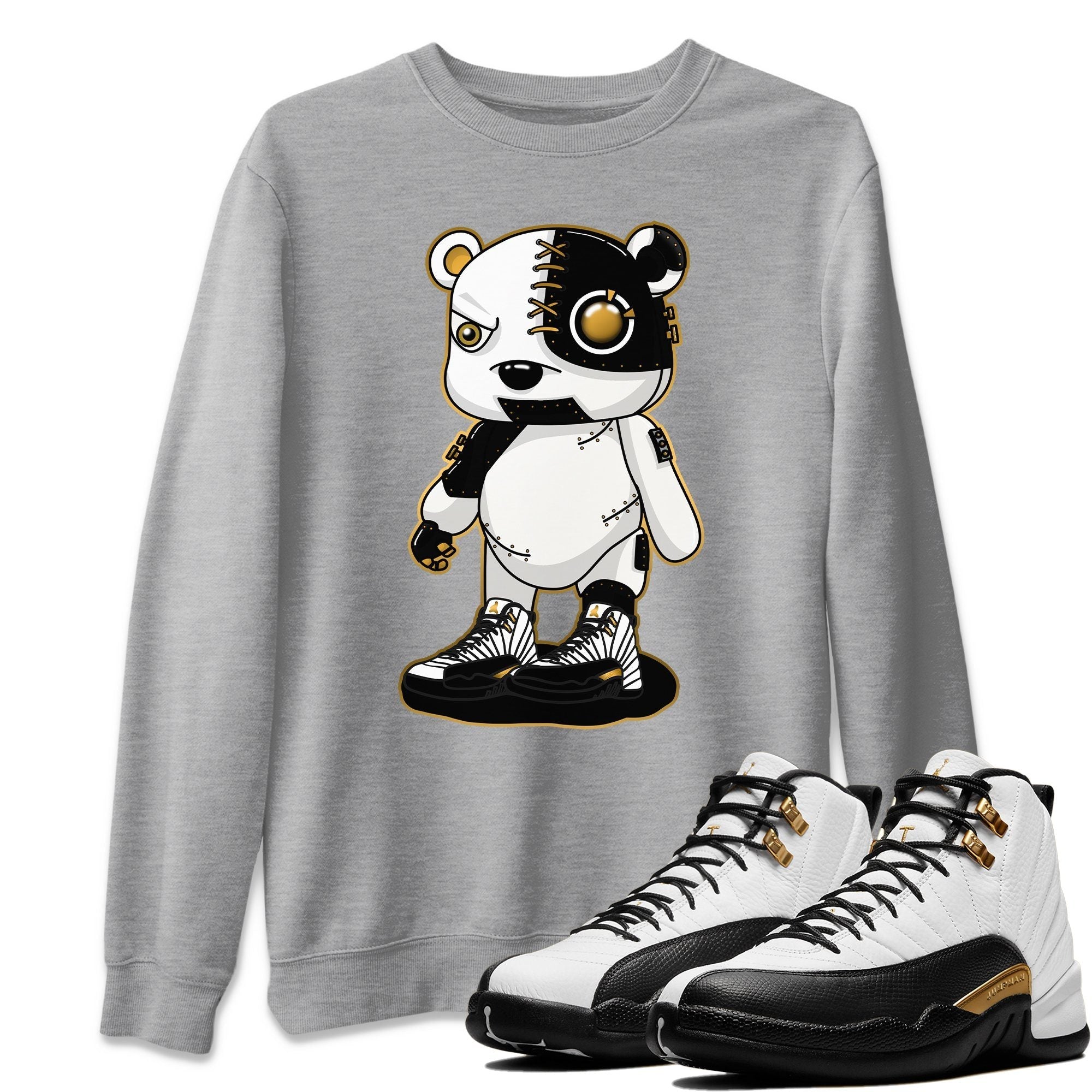 Cyborg Bear Unisex Tops - Air Jordan 12 Royalty