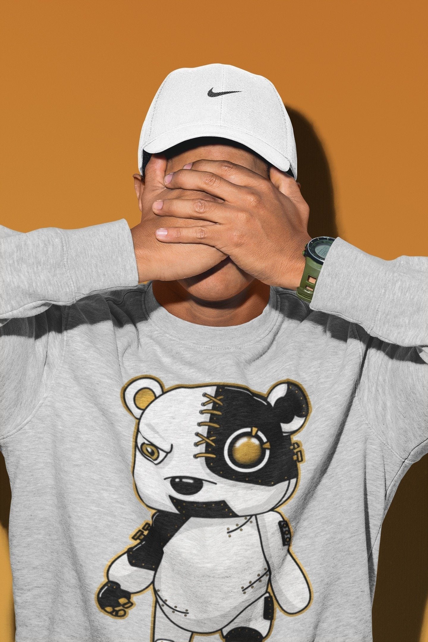 Cyborg Bear Unisex Tops - Air Jordan 12 Royalty