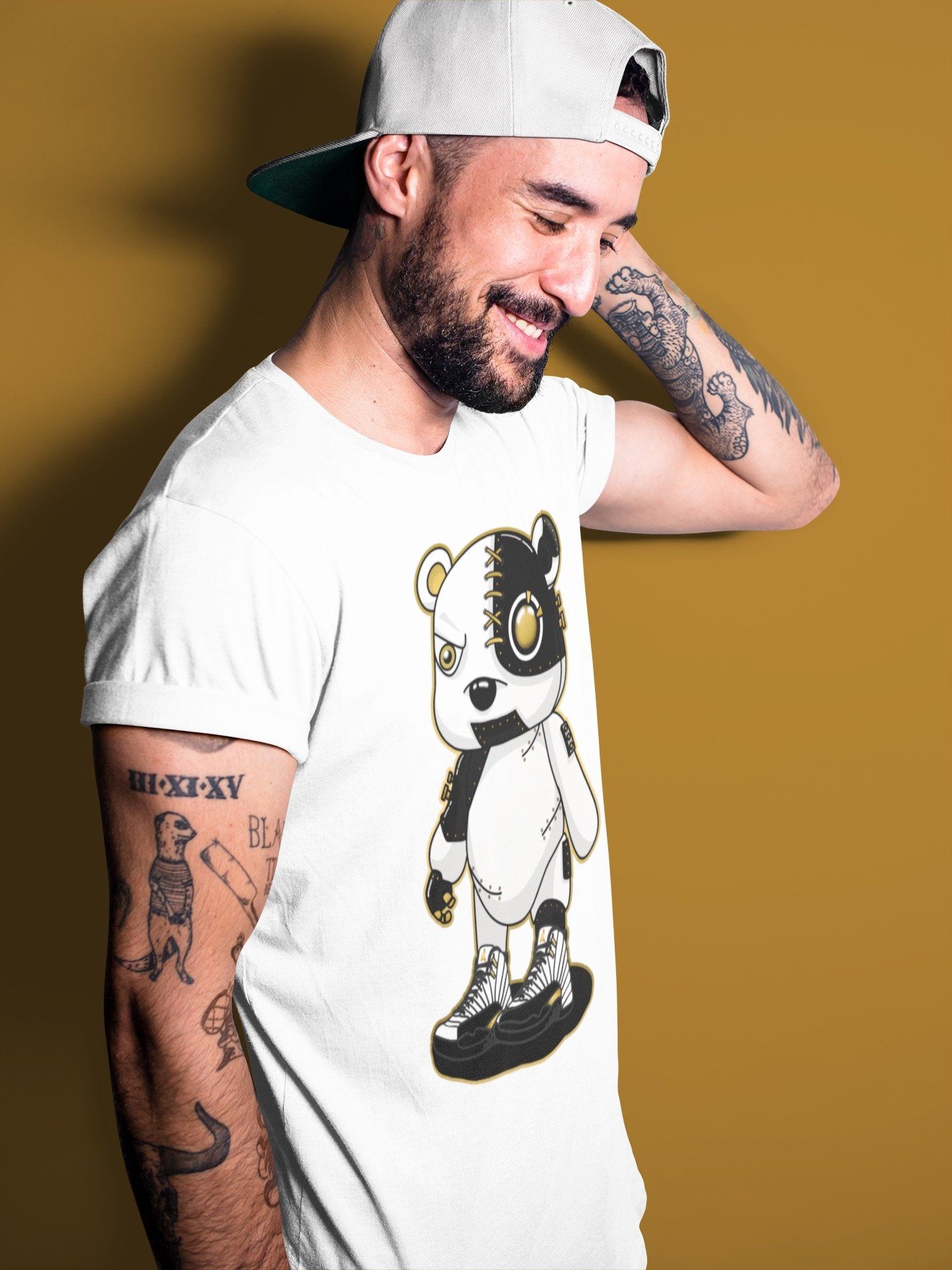 Cyborg Bear Unisex Tops - Air Jordan 12 Royalty