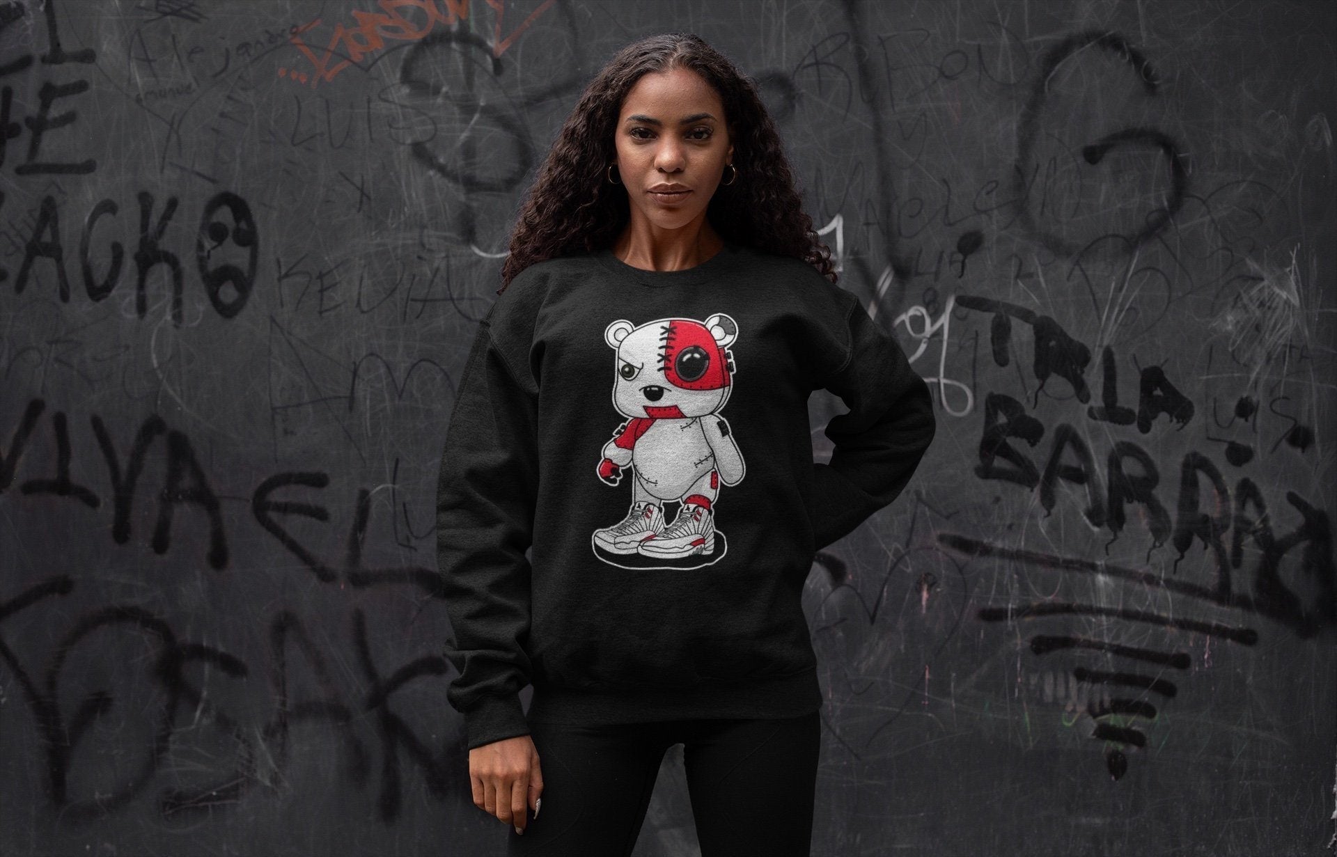Cyborg Bear Unisex Tops - Air Jordan 12 Twist