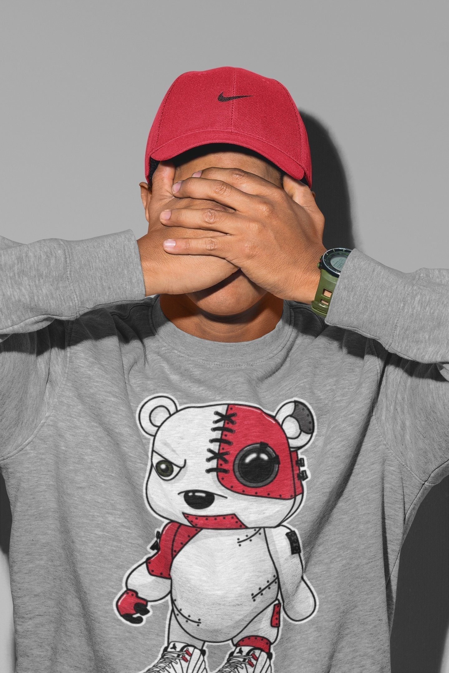 Cyborg Bear Unisex Tops - Air Jordan 12 Twist