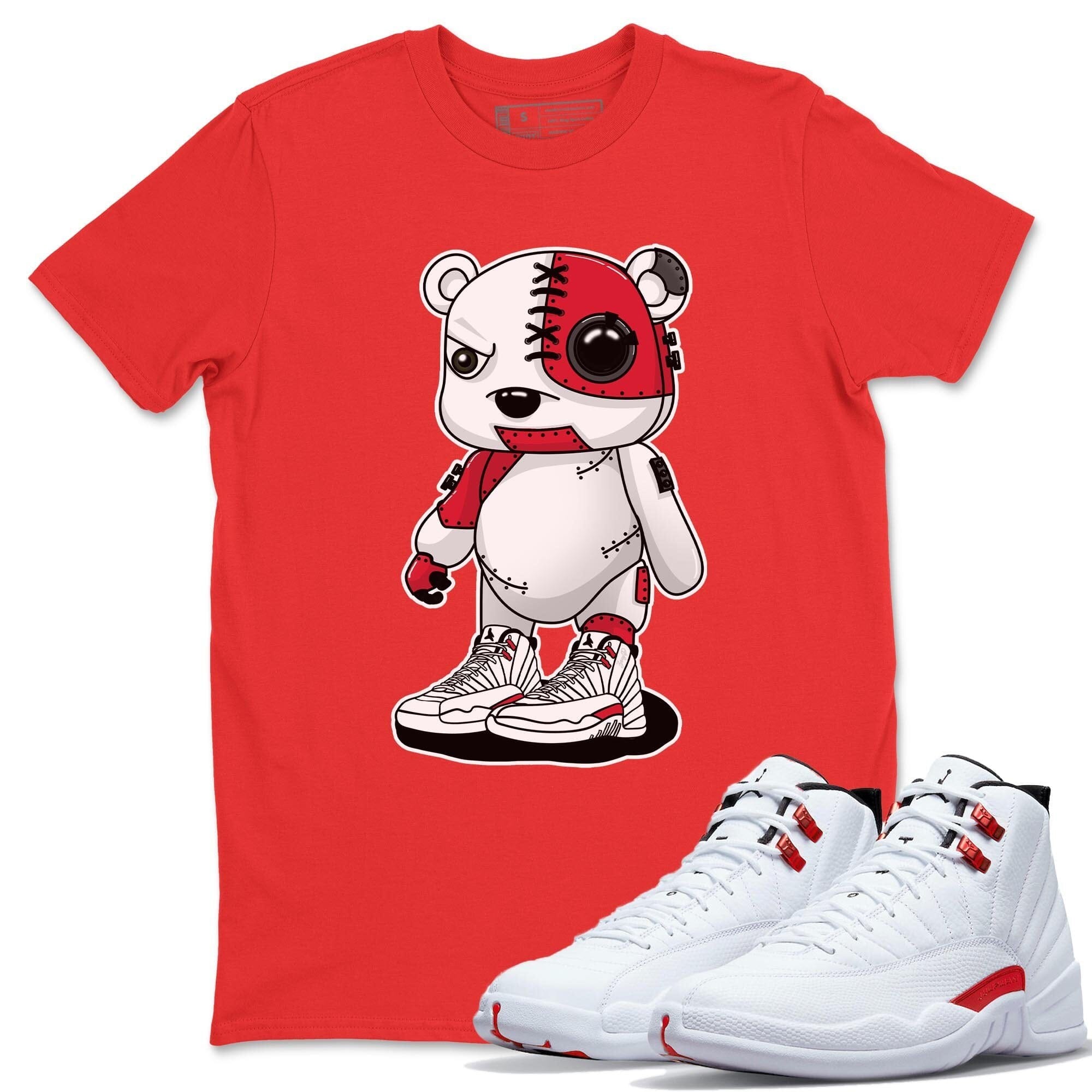 Cyborg Bear Unisex Tops - Air Jordan 12 Twist