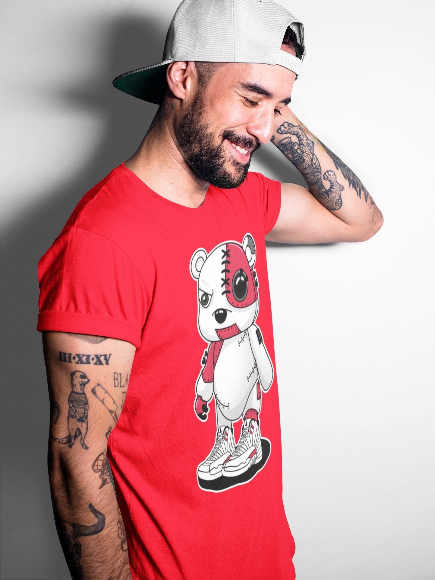 Cyborg Bear Unisex Tops - Air Jordan 12 Twist